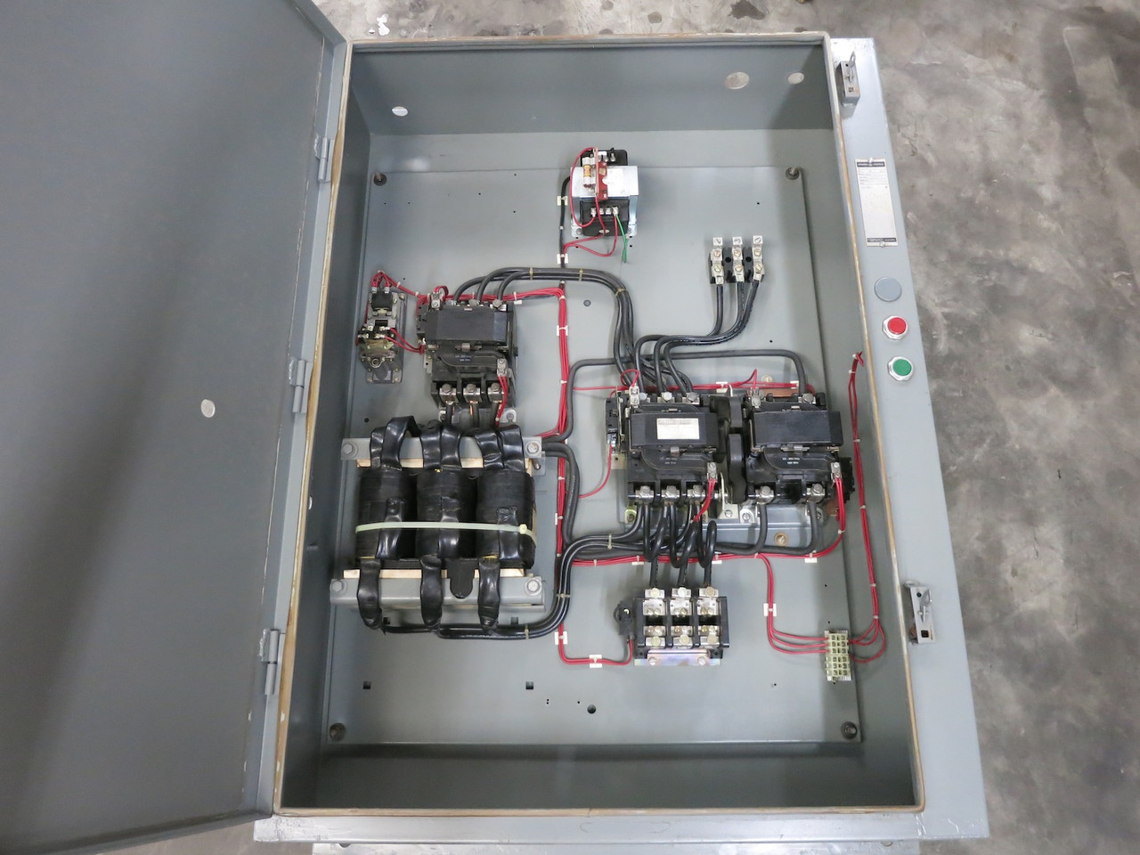 GE Size 3 50 HP Autotransformer Motor Starter Reduced Voltage 460V 300-Line (DW7279-1)