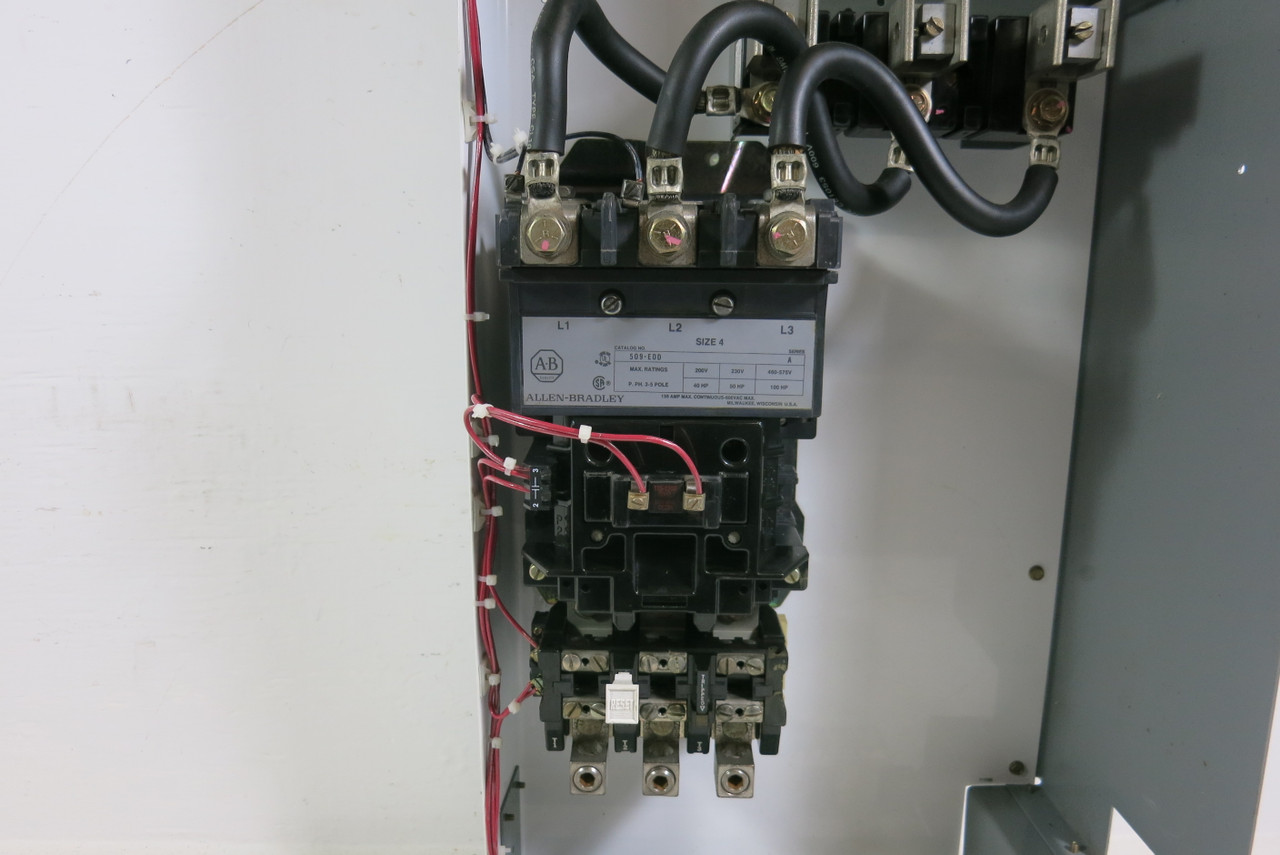 Allen Bradley 2100 Centerline 200 Amp Fusible Size 4 Starter 39" MCC Bucket 200A (BJ1023-1)