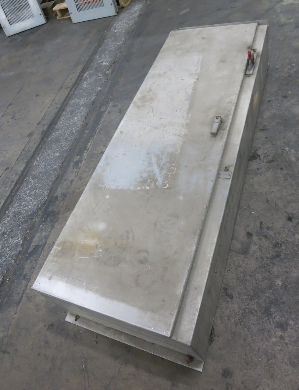 GE Size 5 Starter 400A Fusible Combination Box 400 Amp CR306G0 Sz5 Combo SS 3R (DW7282-1)