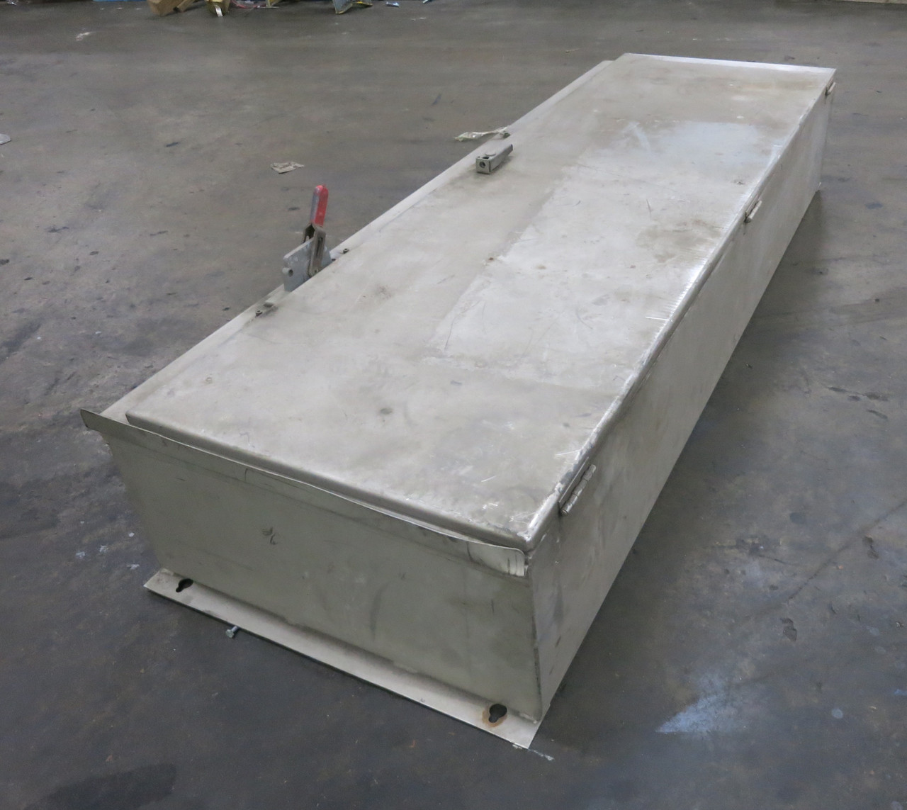 GE Size 5 Starter 400A Fusible Combination Box 400 Amp CR306G0 Sz5 Combo SS 3R (DW7282-1)