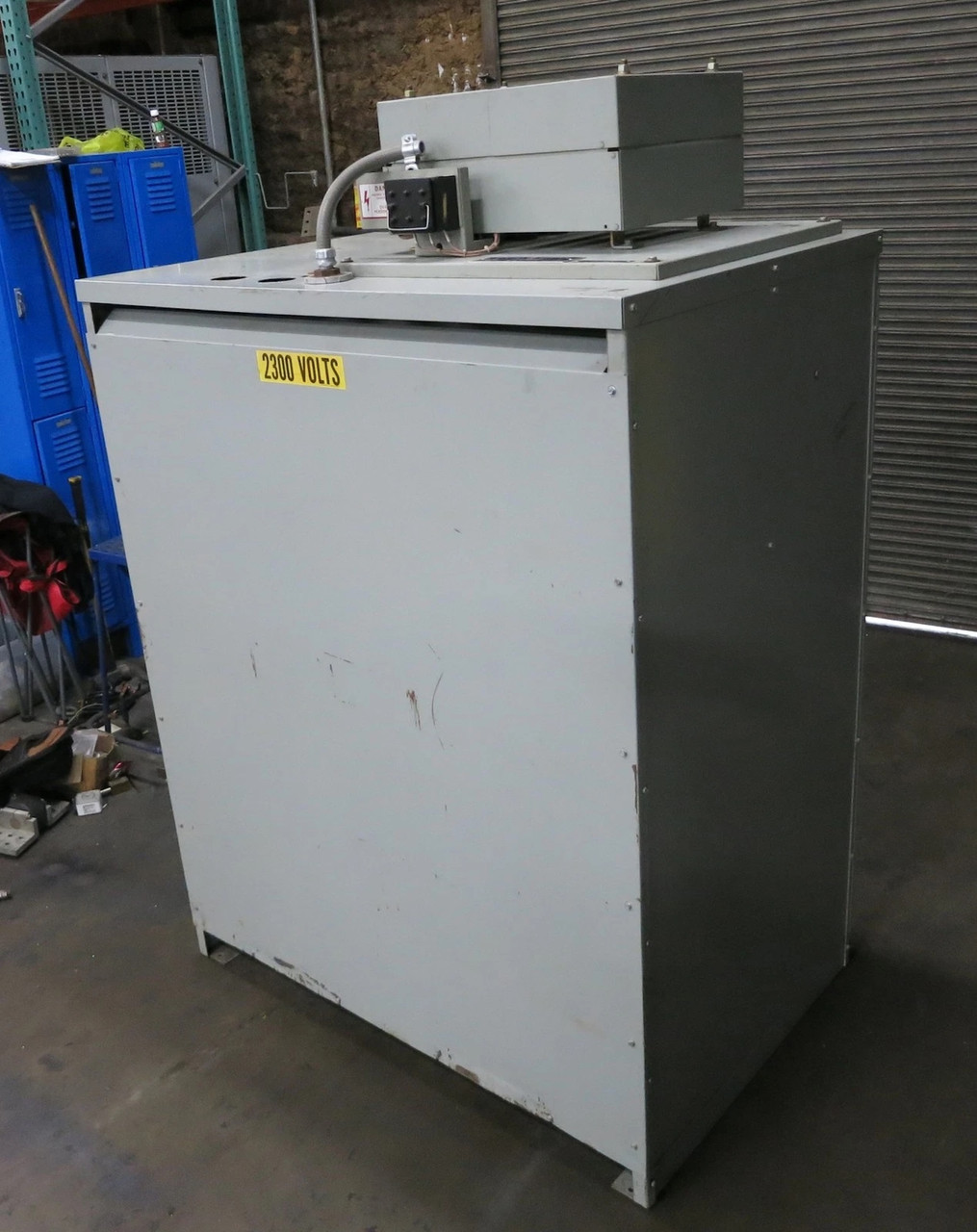 GE 450 kVA 2300 Delta to 460Y/266 V 3PH Transformer 9T25B5839G89 2300V 460 V (DW7284-1)