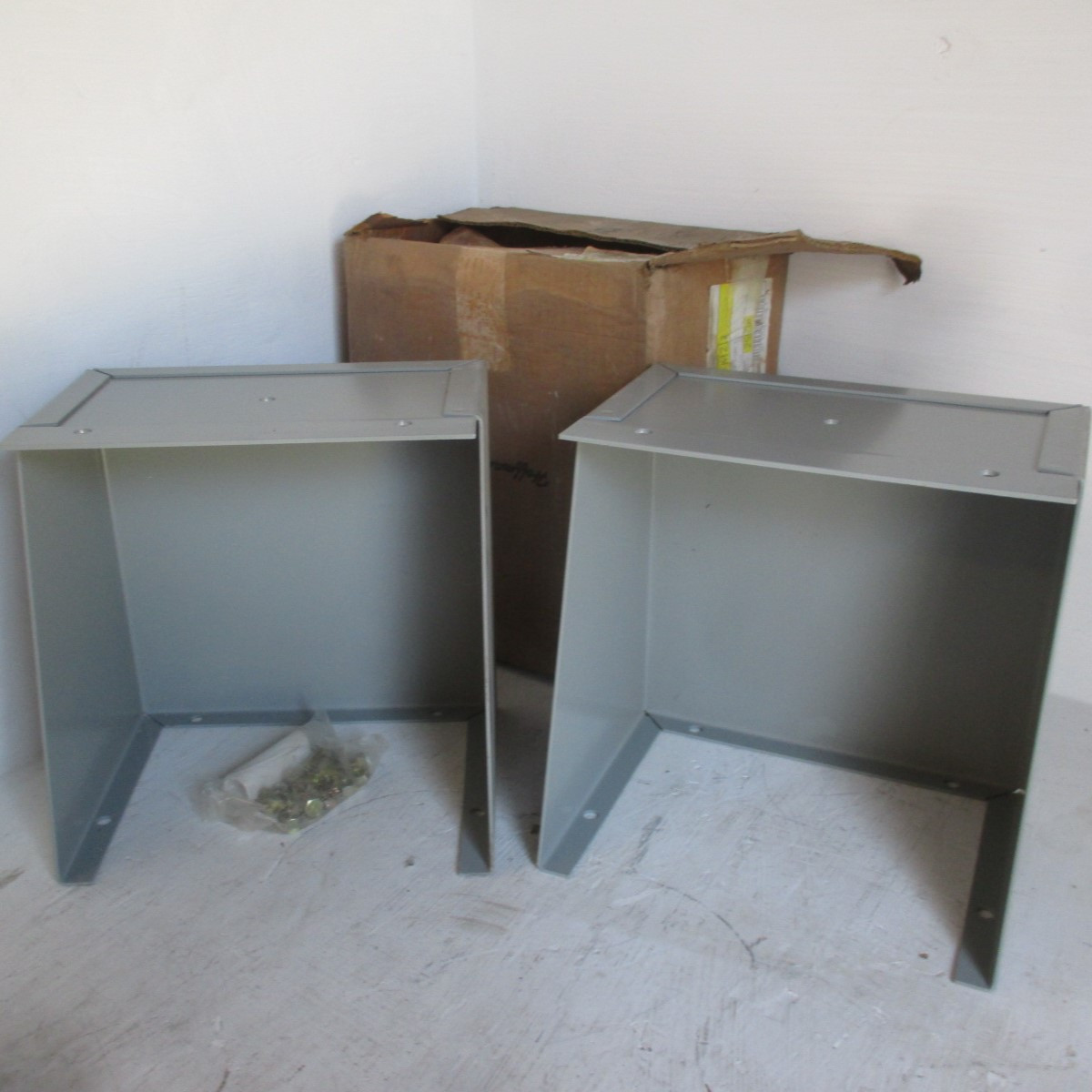 NEW Hoffman AFK1212 12" x 12" 12 Gauge Steel Enclosure Floor Stand Kit A-FK1212 (AH0580-4)