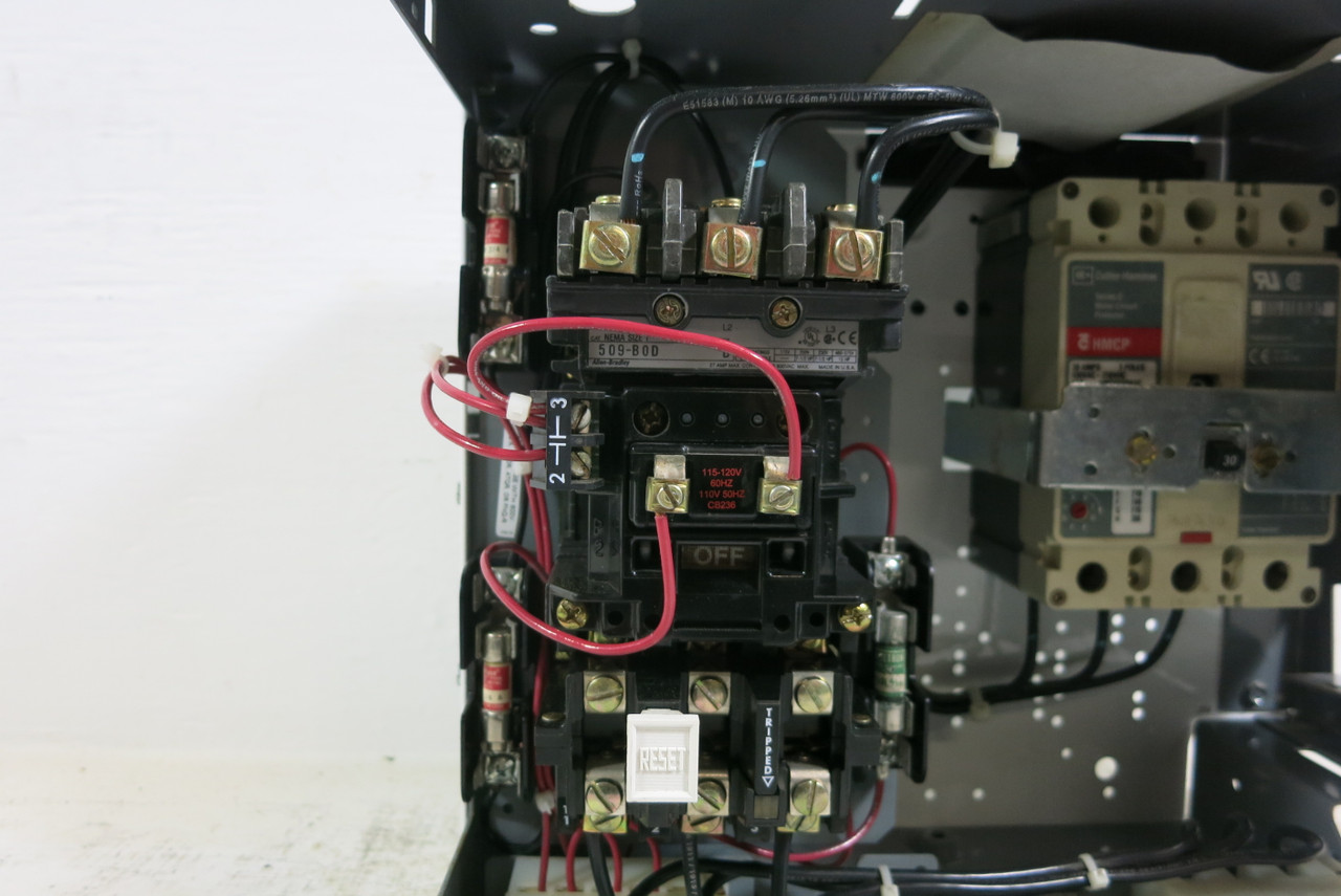 Allen Bradley 2100 Centerline Size 1 Starter 30 Amp Breaker 12" MCC Bucket 30A (BJ1026-1)