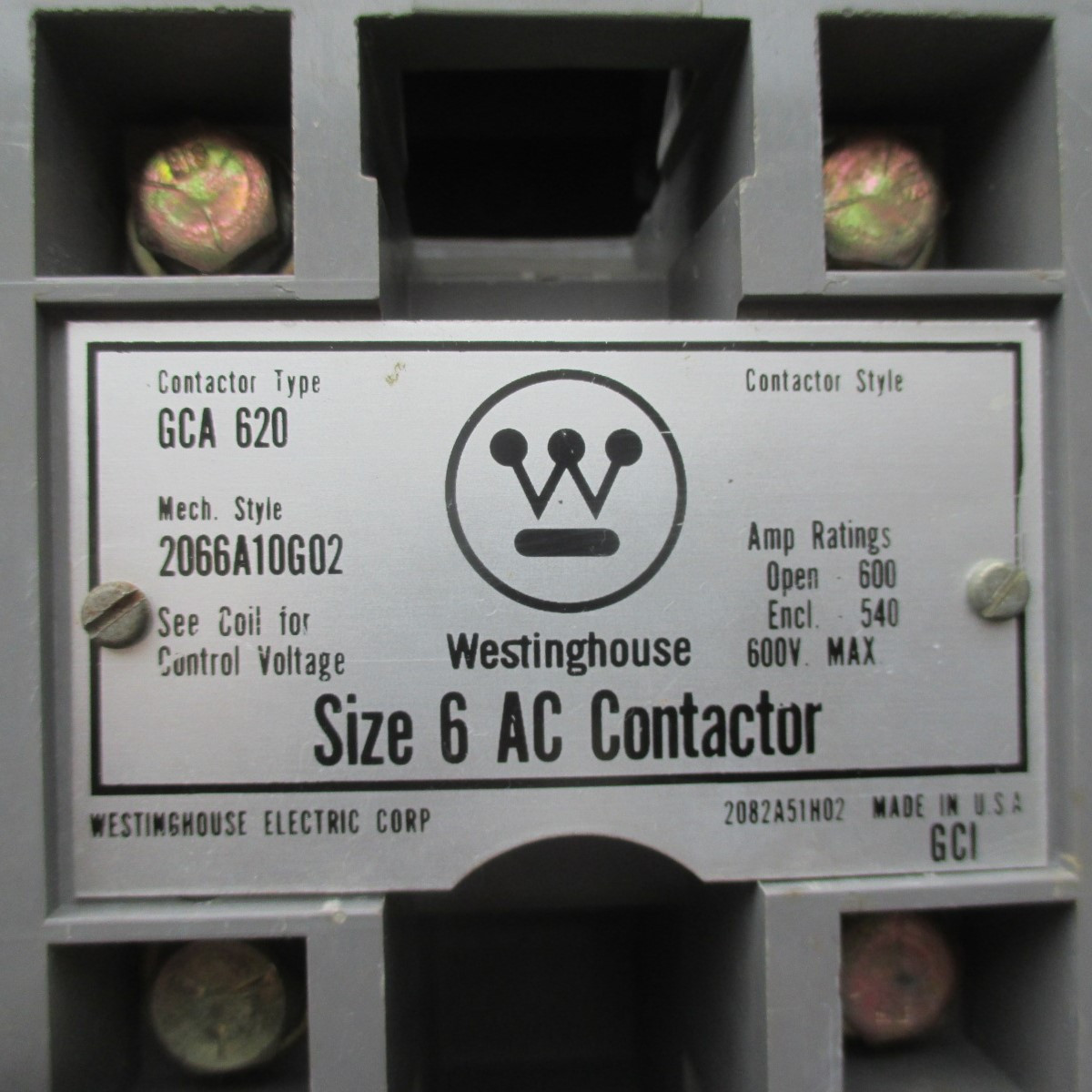 Westinghouse Size 7 Reduced Voltage Motor Starter 600 HP Autotransformer 800A (AH0575-1)