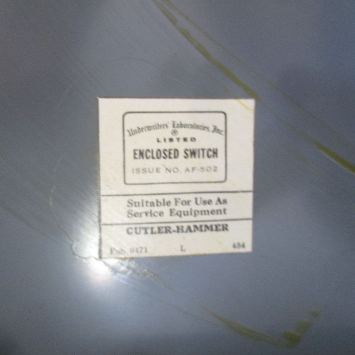 Cutler Hammer 4162H**3 100A Manual Transfer Double Throw Safety Switch 240V DT (AH0587-2)