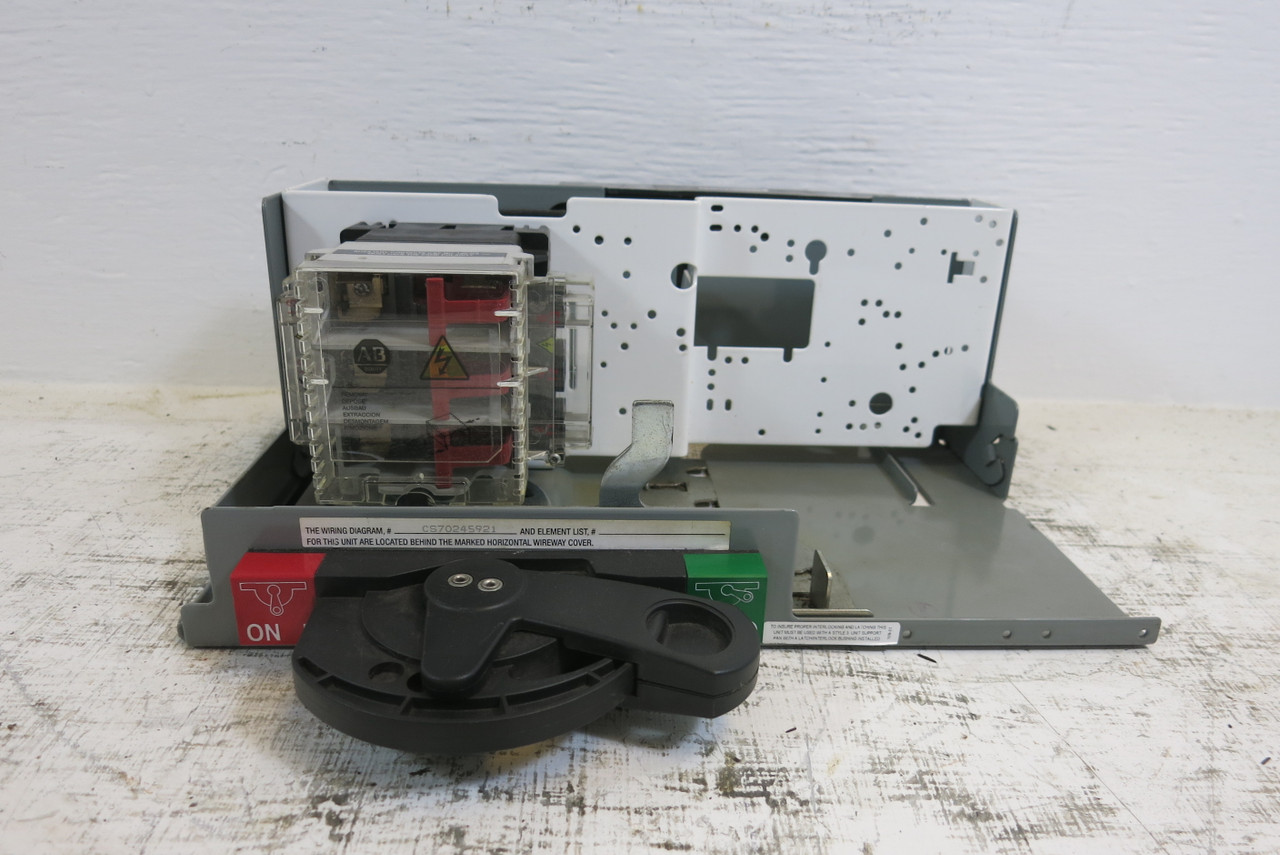 Allen Bradley 2100 Centerline 30A Fusible Feeder 6" MCC Bucket 30 Amp 6in AB (BJ1032-1)