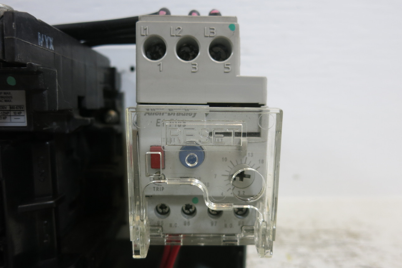 Allen Bradley 2100 Centerline 30 Amp Fusible Size 1 Starter 6" MCC Bucket EEDB (BJ1031-9)