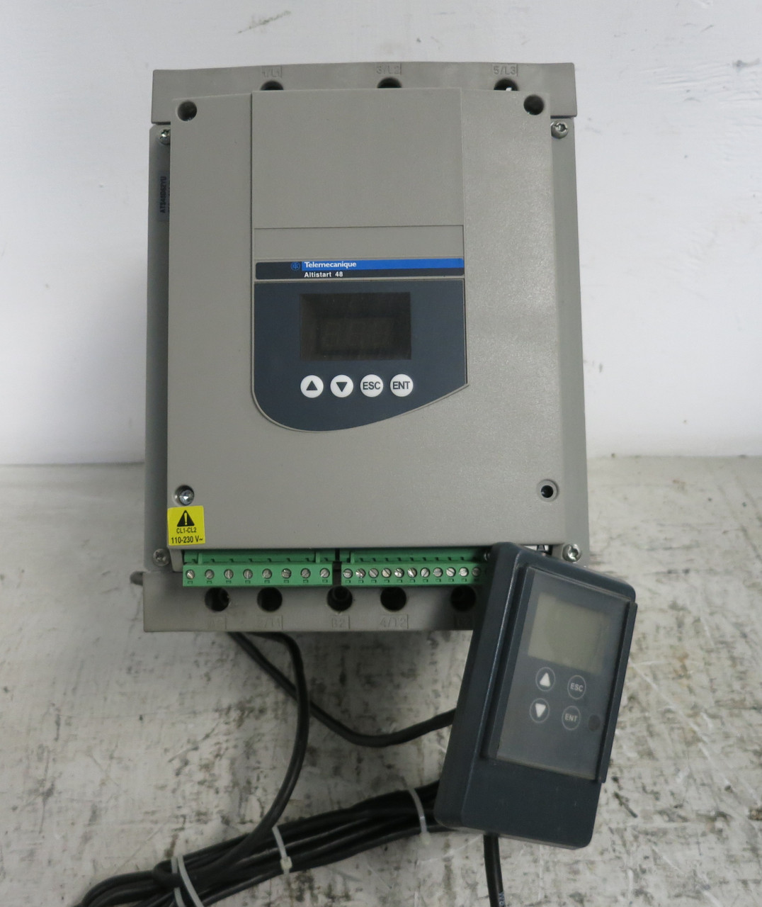 Telemecanique ATS48D62YU 40/50 HP Motor Soft Start AltiStart 48 Drive 40HP 460V (DW7297-2)