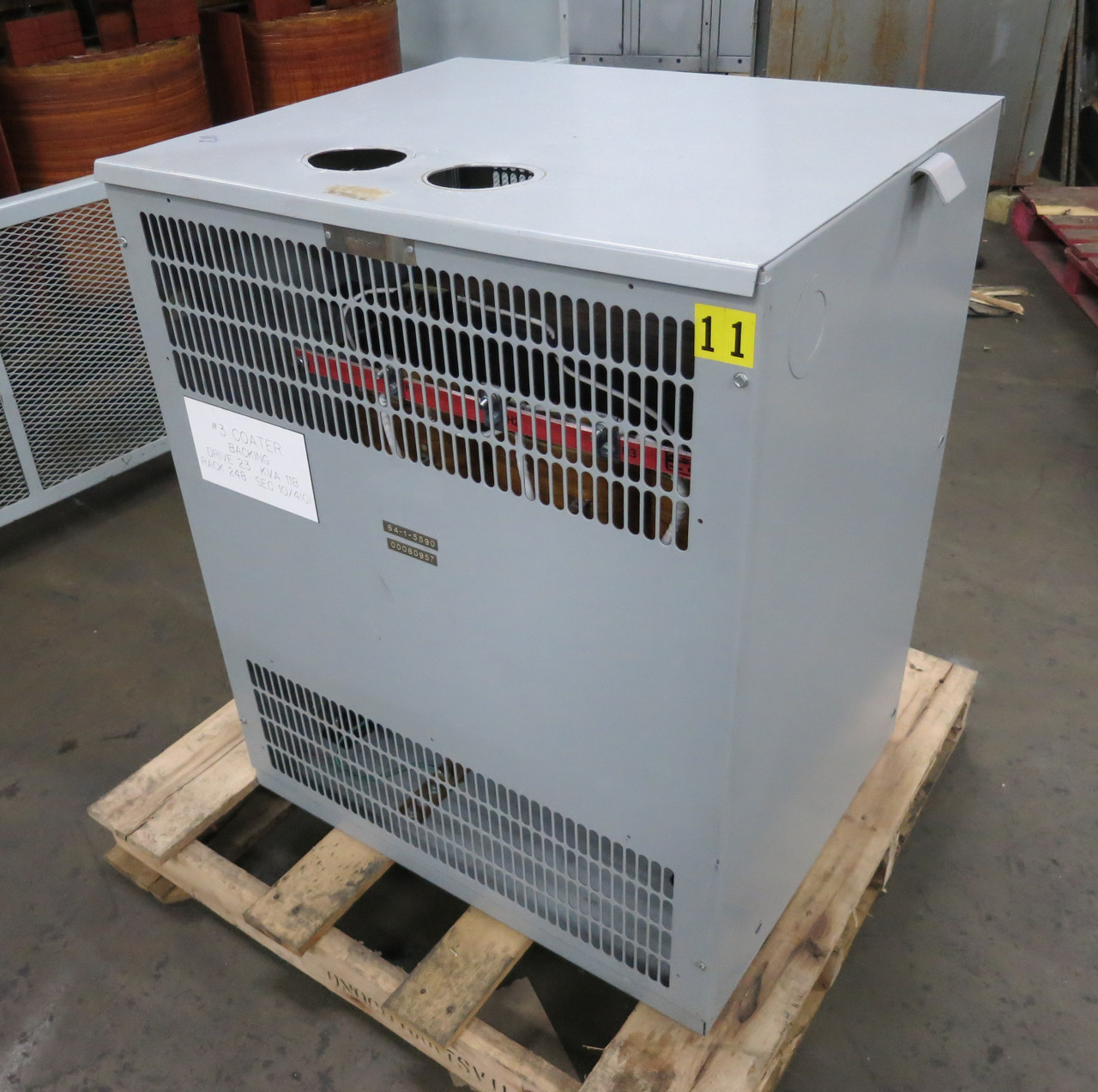 Hammond 118 kVA 460 Delta to 460Y/265 V 3PH Isolation Transformer 132050 460V (DW7304-6)