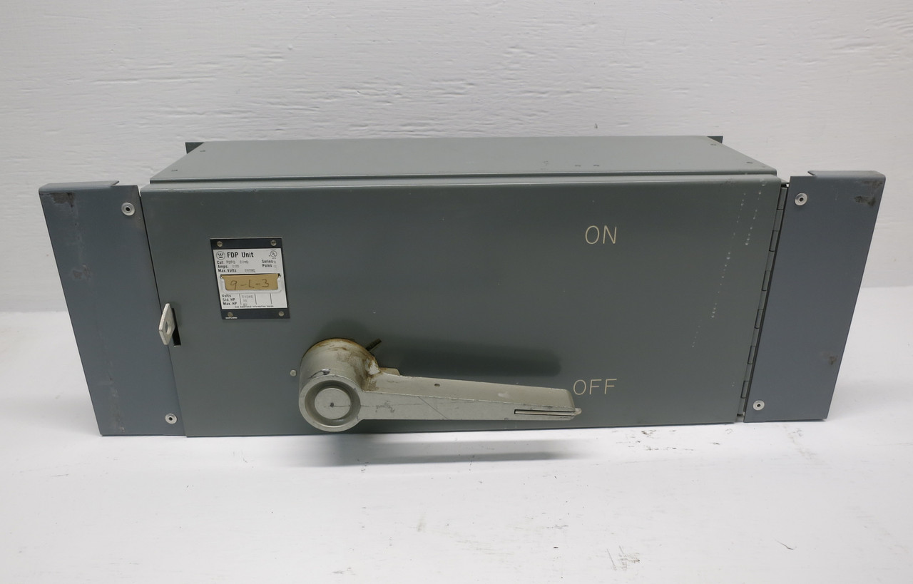 Westinghouse FDPS324R 200A 240V Fusible Panelboard Switch FDP 200 Amp w Hardware (DW7311-18)