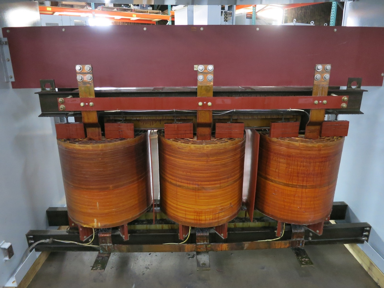 Basler 880 kVA 4160 Delta to 460Y V 3PH Dry Type Transformer 4160V - 460 V (DW7318-1)