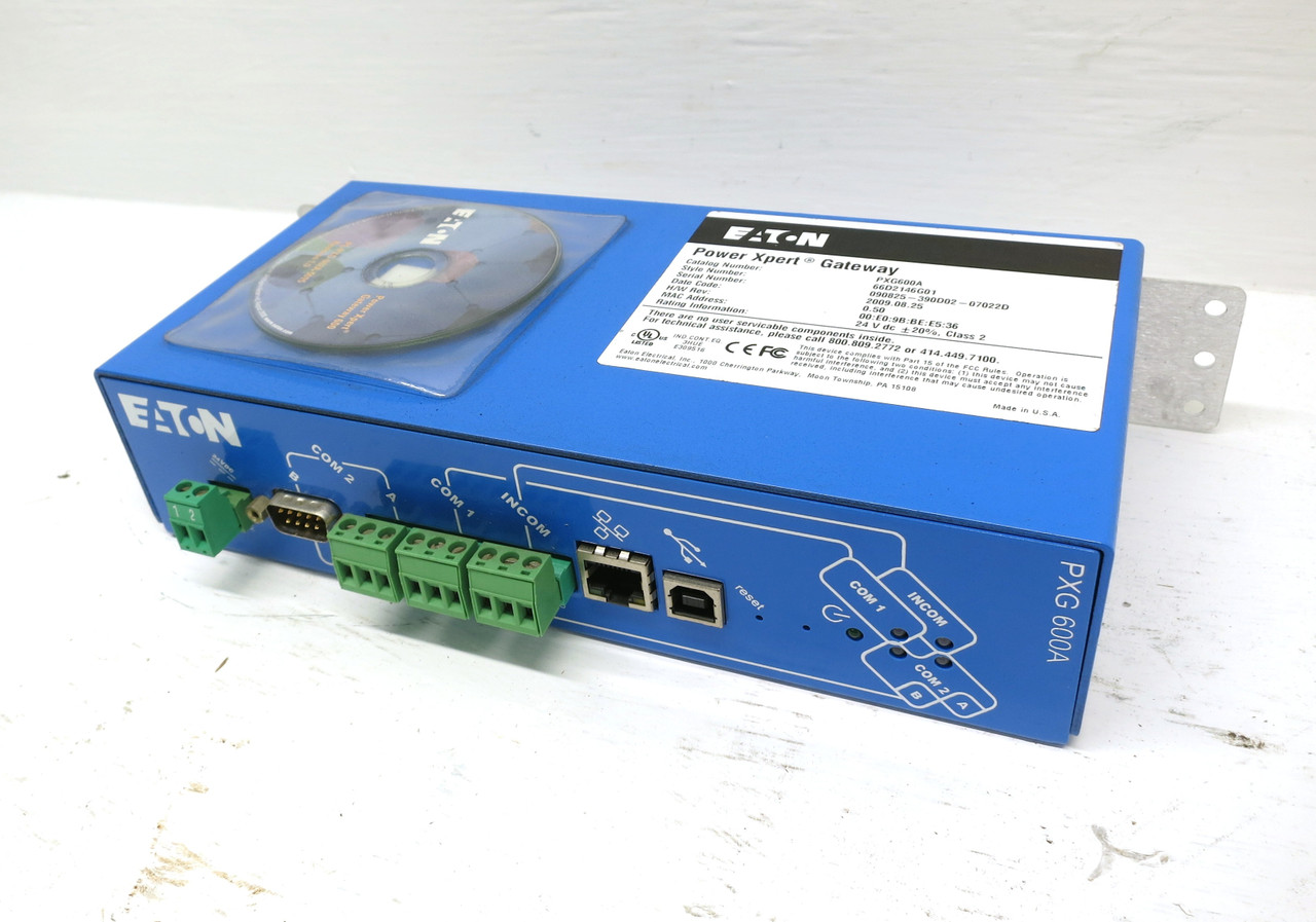 Eaton PXG600A Power Xpert Gateway 600 66D2146G01 PXG-600A 66D2146-G01 Expert (DW7321-1)