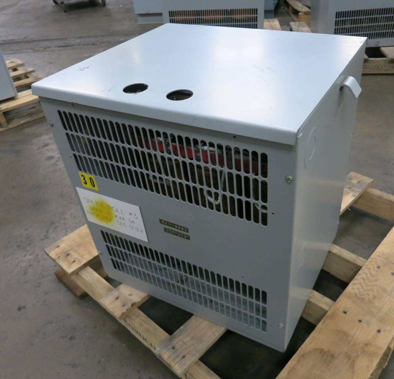 Hammond 34 kVA 460 Delta to 460Y/265 V 3PH Isolation Transformer 132052 460V (DW7331-1)