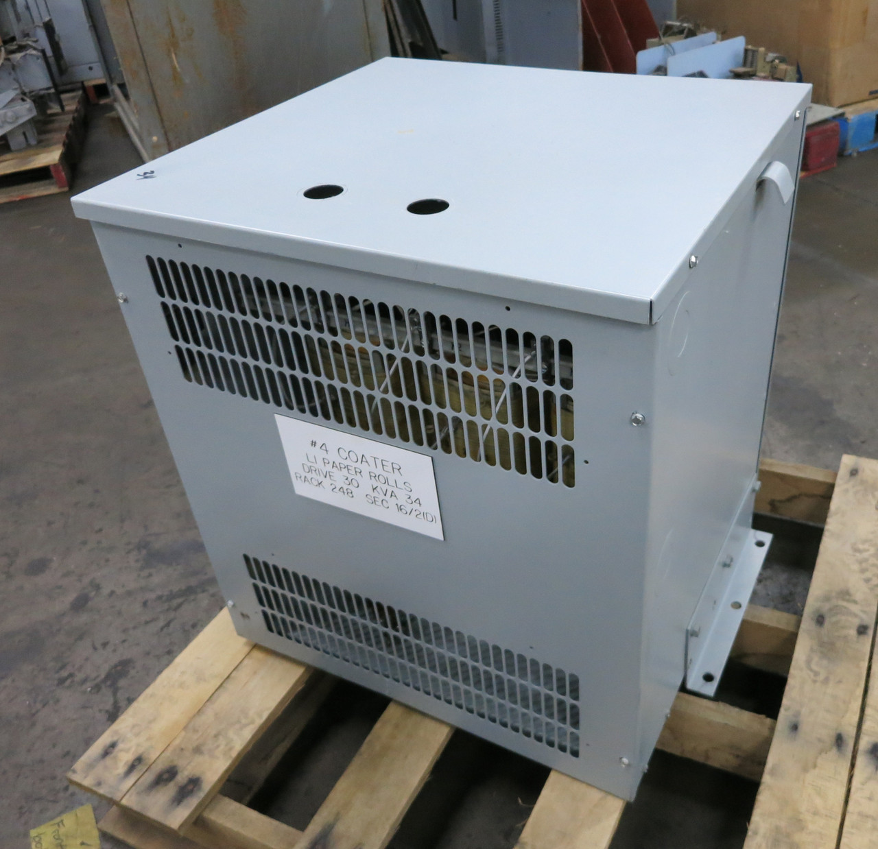 Hammond 34 kVA 460 Delta to 460Y/266 V 3PH Isolation Transformer D034JJMF 460V (DW7330-1)