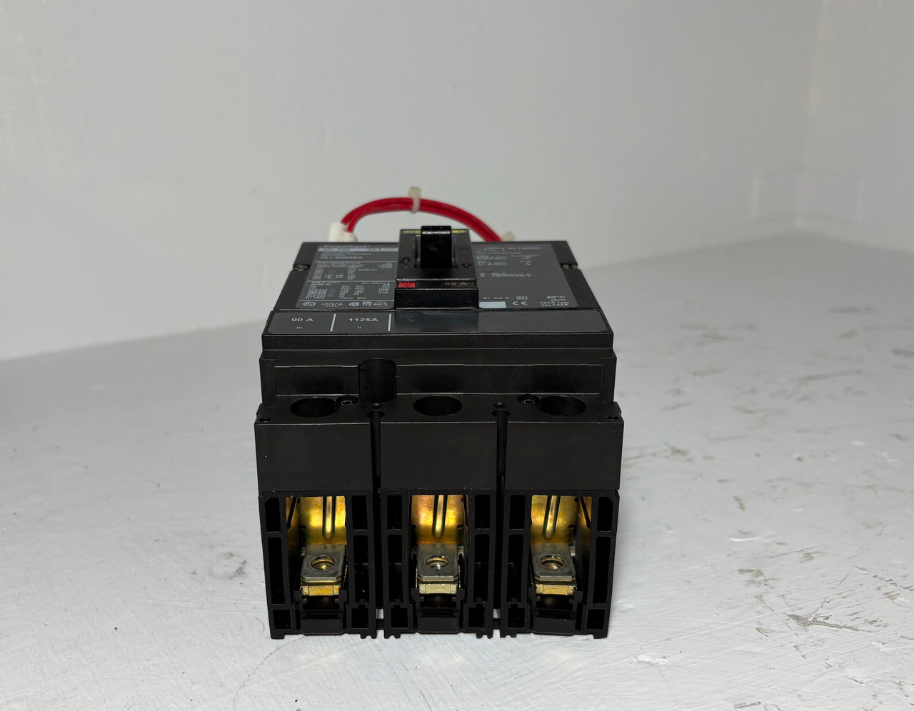 Square D HLL36090SA 90A PowerPact Circuit Breaker w/ 120V Shunt HL 150 3P 90 Amp (EM5521-2)