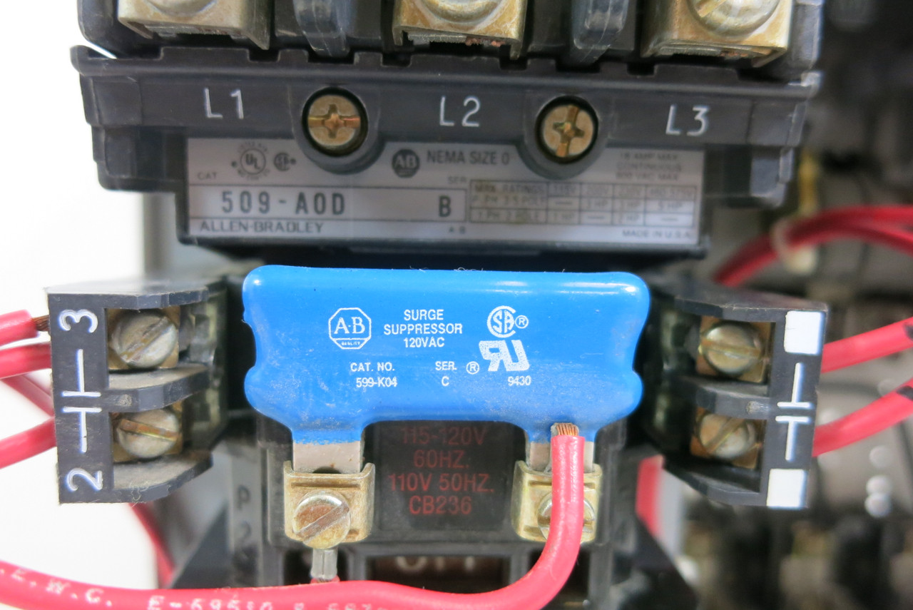 Allen Bradley 2100 Centerline Size 0 Starter 30A Fused 12" MCC Bucket 30 Amp Sz0 (BJ1037-1)
