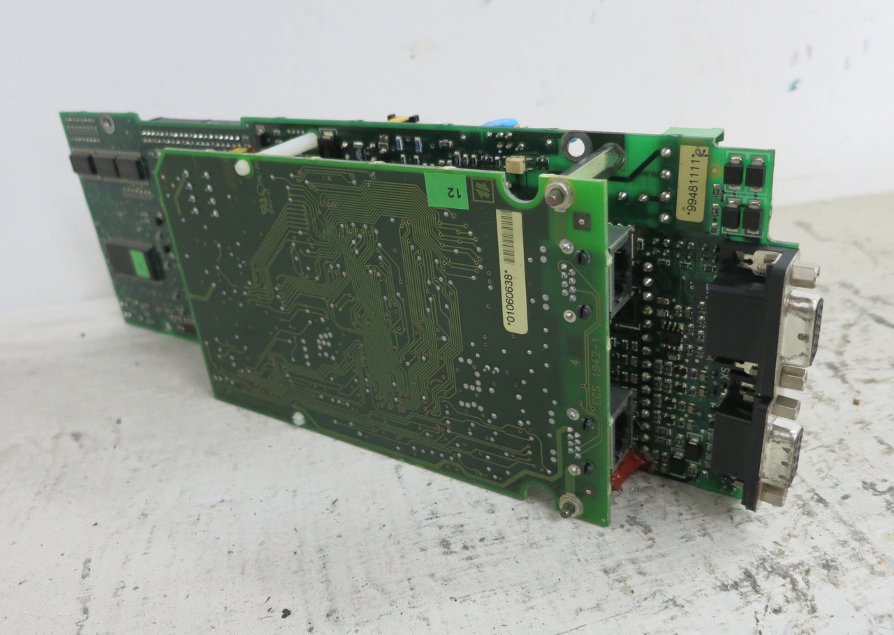 GE RV33-1 Rev F VS Drive Control Regulation Board w ISBUS-S AV-300i Inverter I/O (DW7344-3)