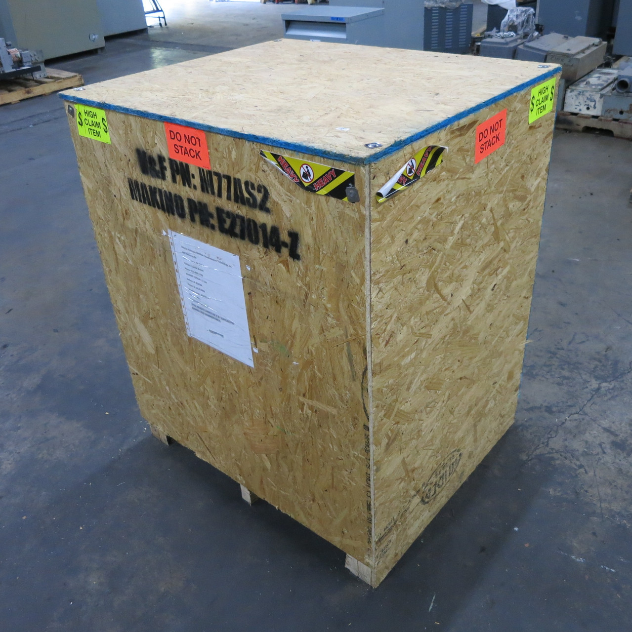 NEW V&F 75 kVA 208/240/480 Delta to 208Y/120 V 3PH Transformer 208V 240V 480V (DW7370-1)