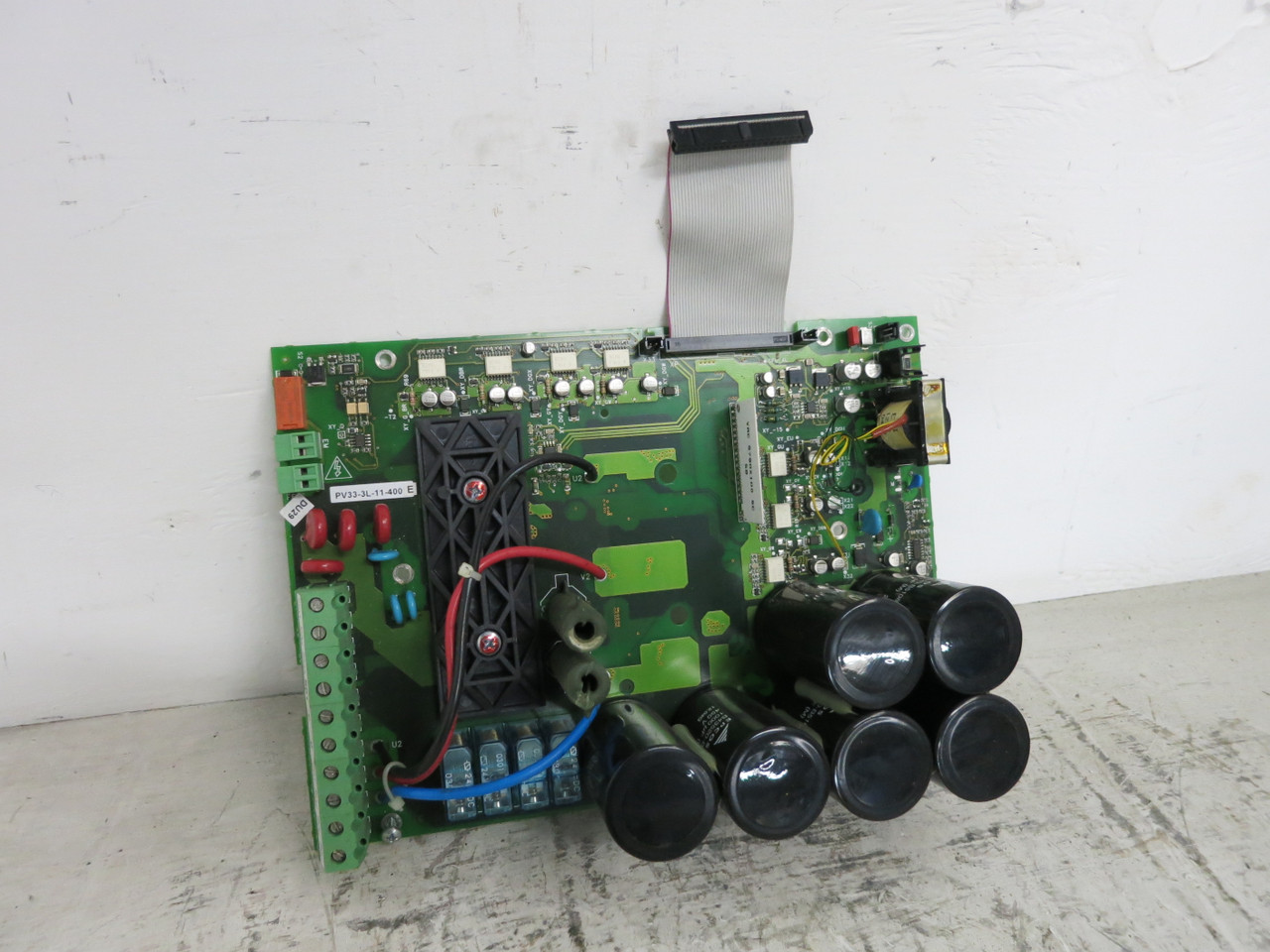 GE PV33-3L-11-400 Rev E VS Drive Control Power Board AV-300i Inverter PCB 2053-2 (DW7387-1)