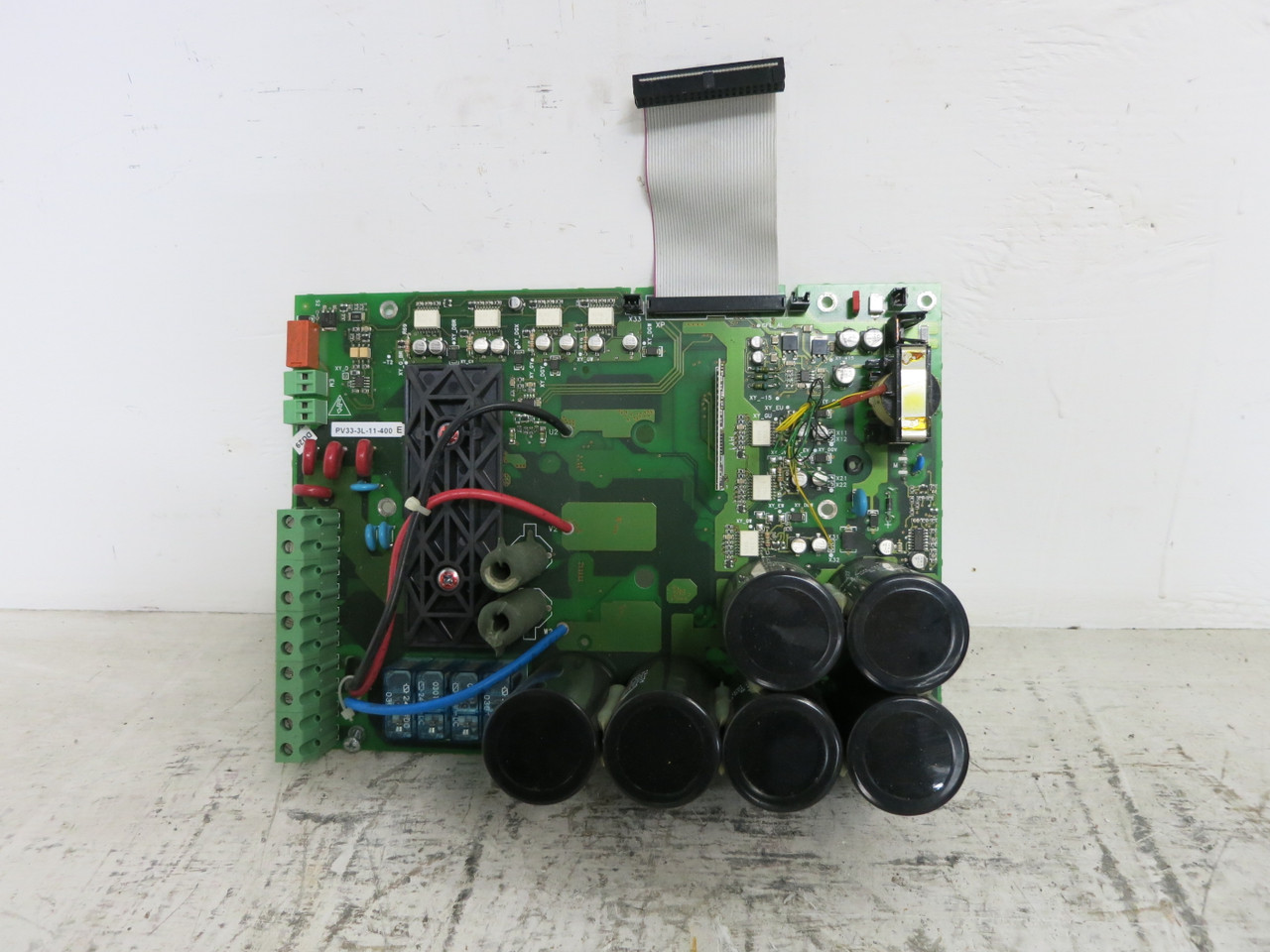 GE PV33-3L-11-400 Rev E VS Drive Control Power Board AV-300i Inverter PCB 2053-2 (DW7387-1)