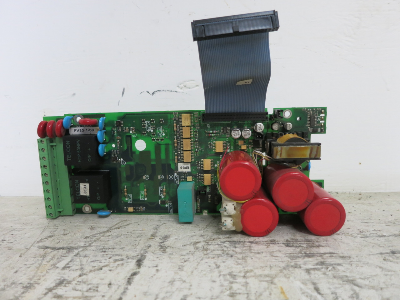 GE PV33-1-00 Rev G VS Drive Control Power Board AV-300i Inverter PCB ECS 1905-5 (DW7388-1)