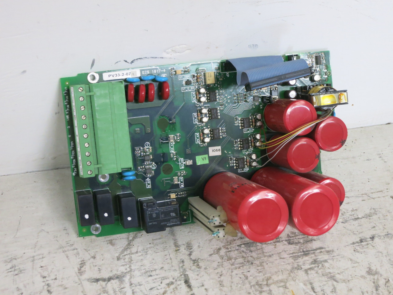 GE PV33-2-07 Rev E VS Drive Control Power Board AV-300i Inverter PCB ECS 1917-4 (DW7383-1)