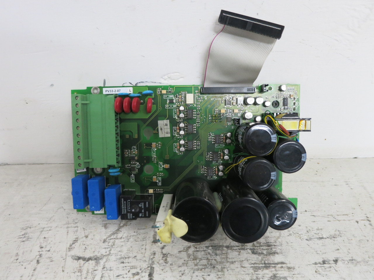GE PV33-2-07 Rev L VS Drive Control Power Board AV-300i Inverter PCB ECS 1917-7 (DW7384-1)