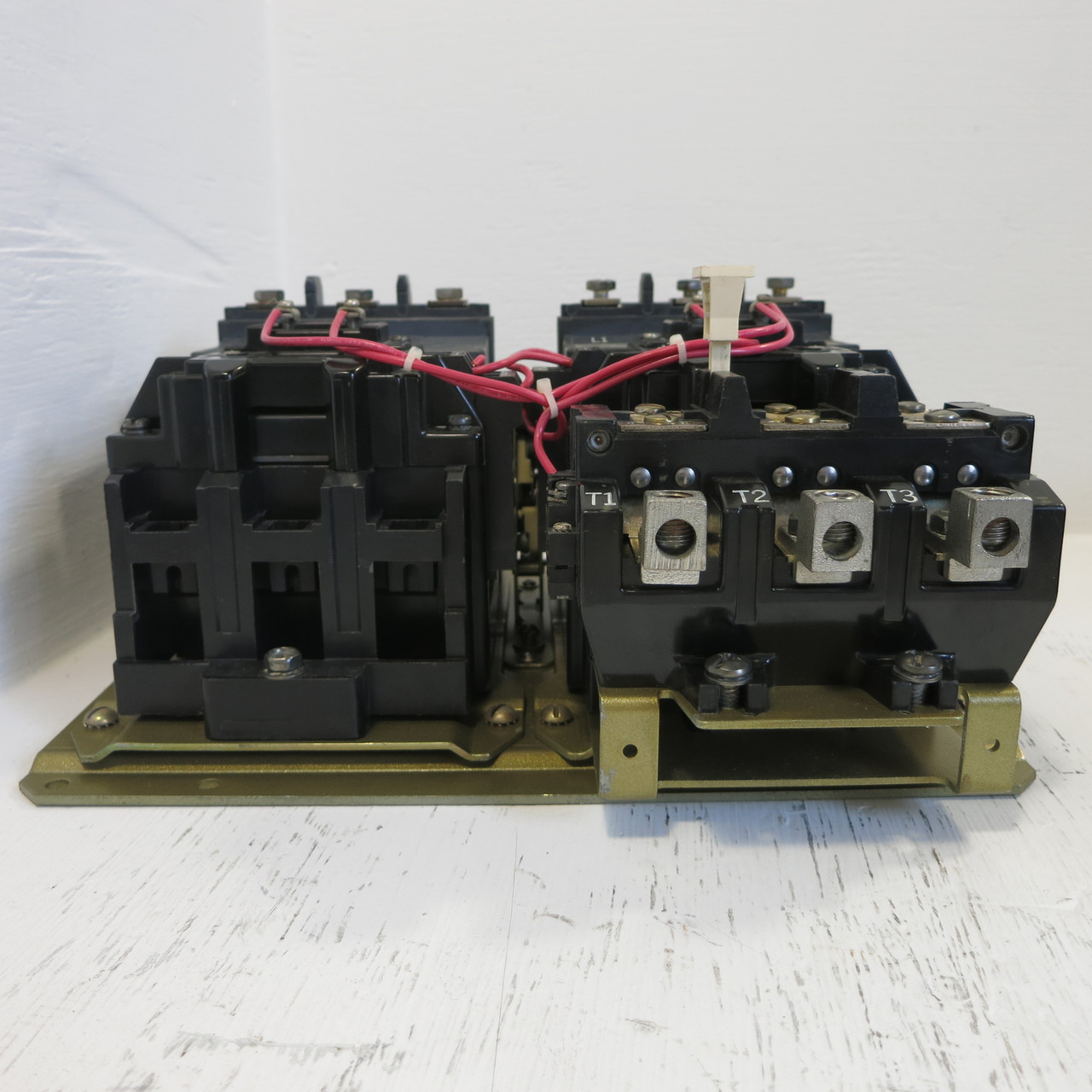 Allen Bradley 505-DOD Size 3 Reversing Starter 120V Coil 90A 505-D0D No Heaters (AH0631-1)