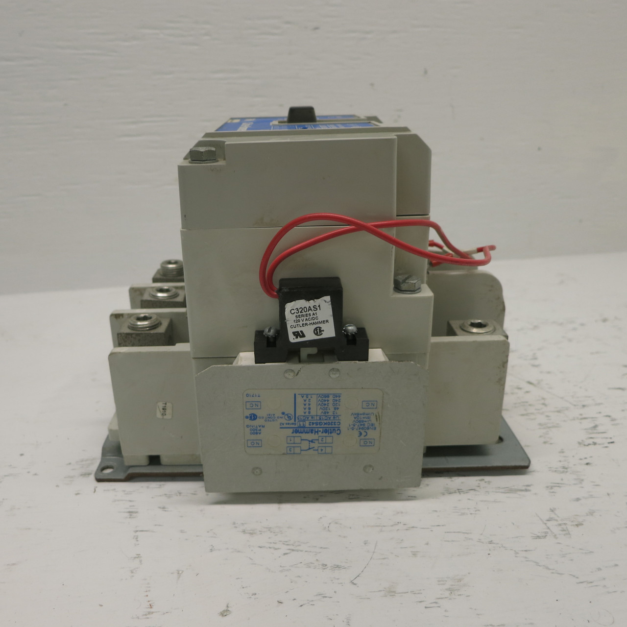 Eaton AN14NN0 Size 4 Motor Contactor 135A 120V Coil 3PH Ser B1 100 HP ANN14NNO (AH0630-1)