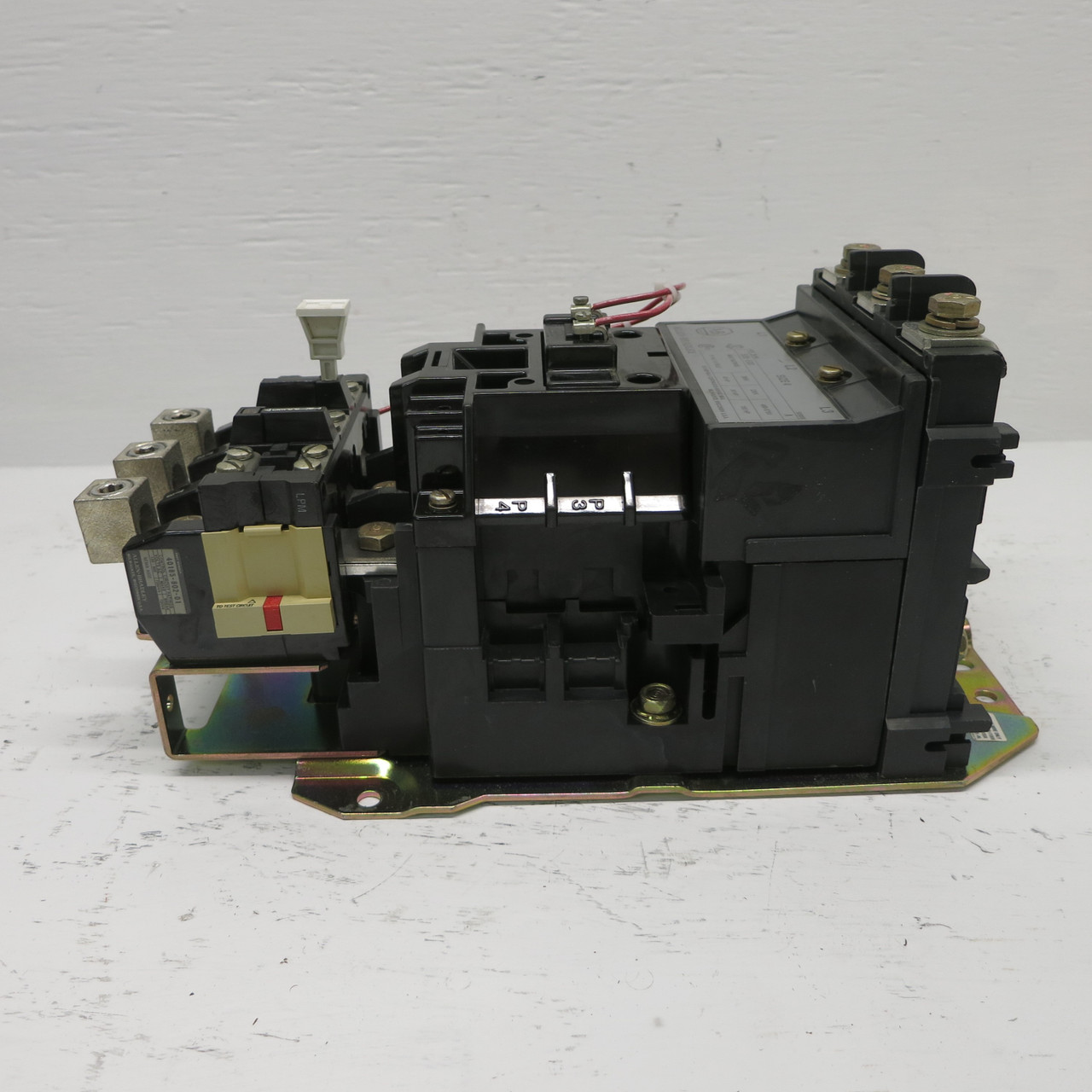 Allen Bradley 509-EOD Size 4 Motor Starter 120V Coil 135A 509-E0D No Heaters 3PH (AH0632-2)
