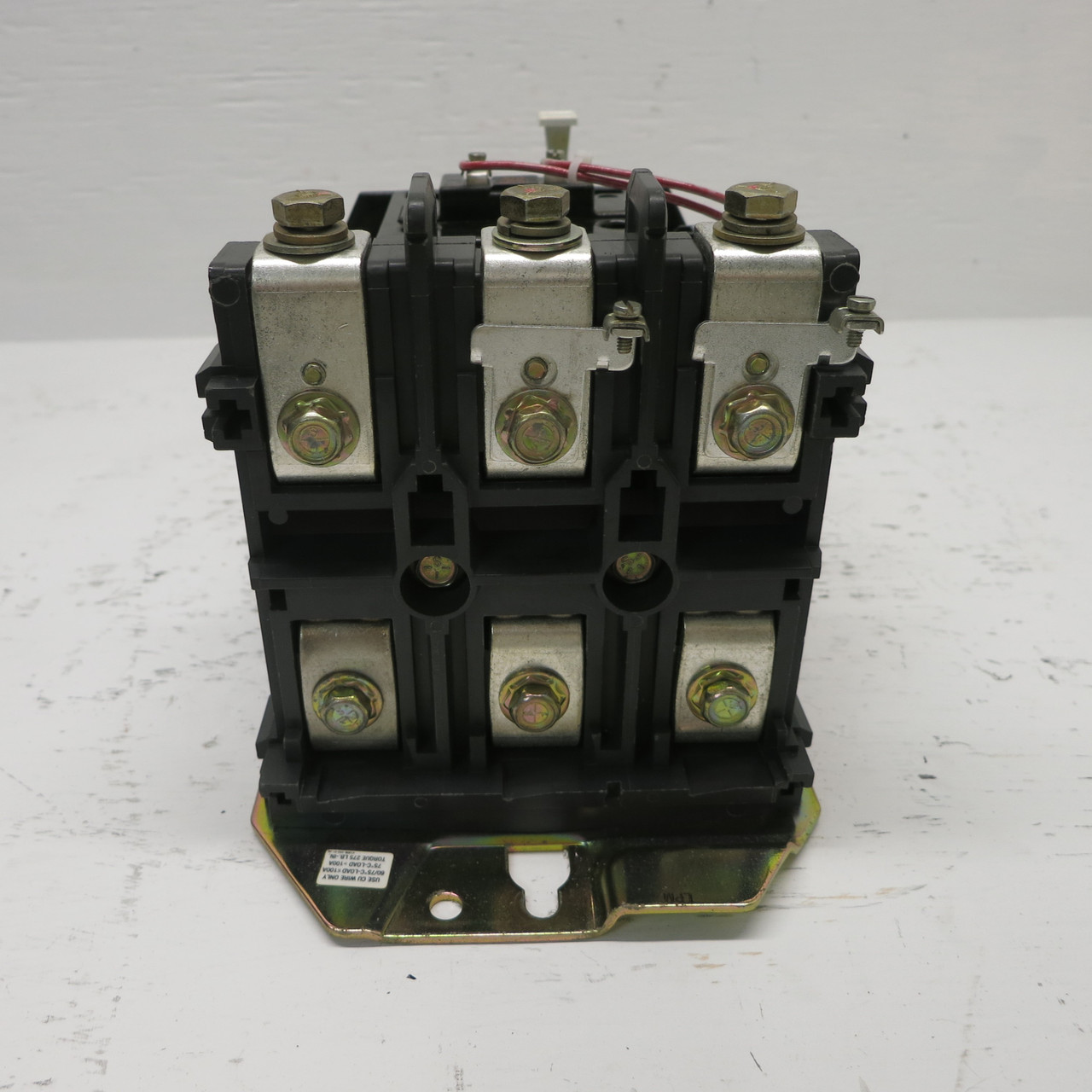 Allen Bradley 509-EOD Size 4 Motor Starter 120V Coil 135A 509-E0D No Heaters 3PH (AH0632-2)