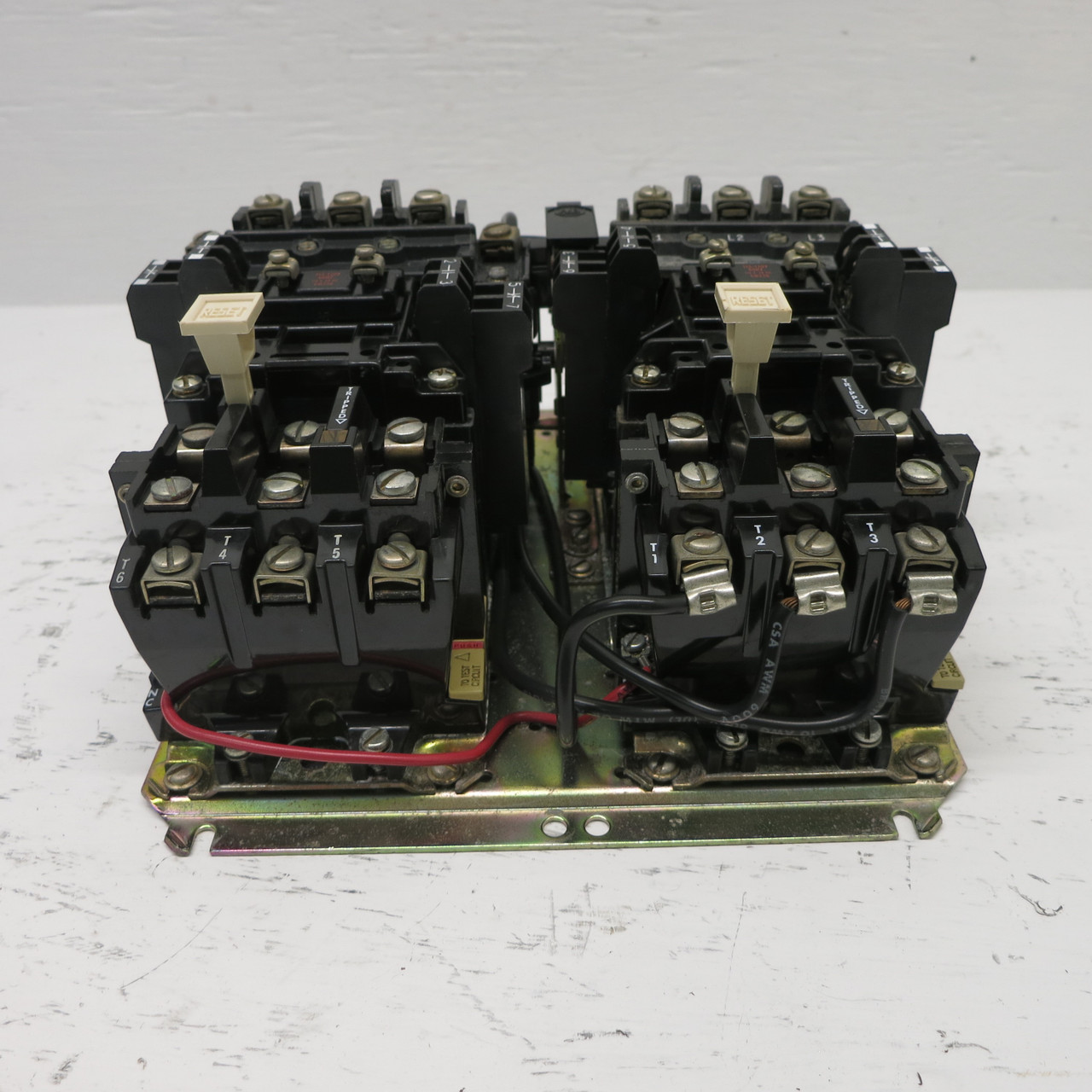 Allen Bradley 520F-BOD Size 1 2 Speed Starter 120V Coil 27A 520F-B0D No Heaters (AH0633-4)