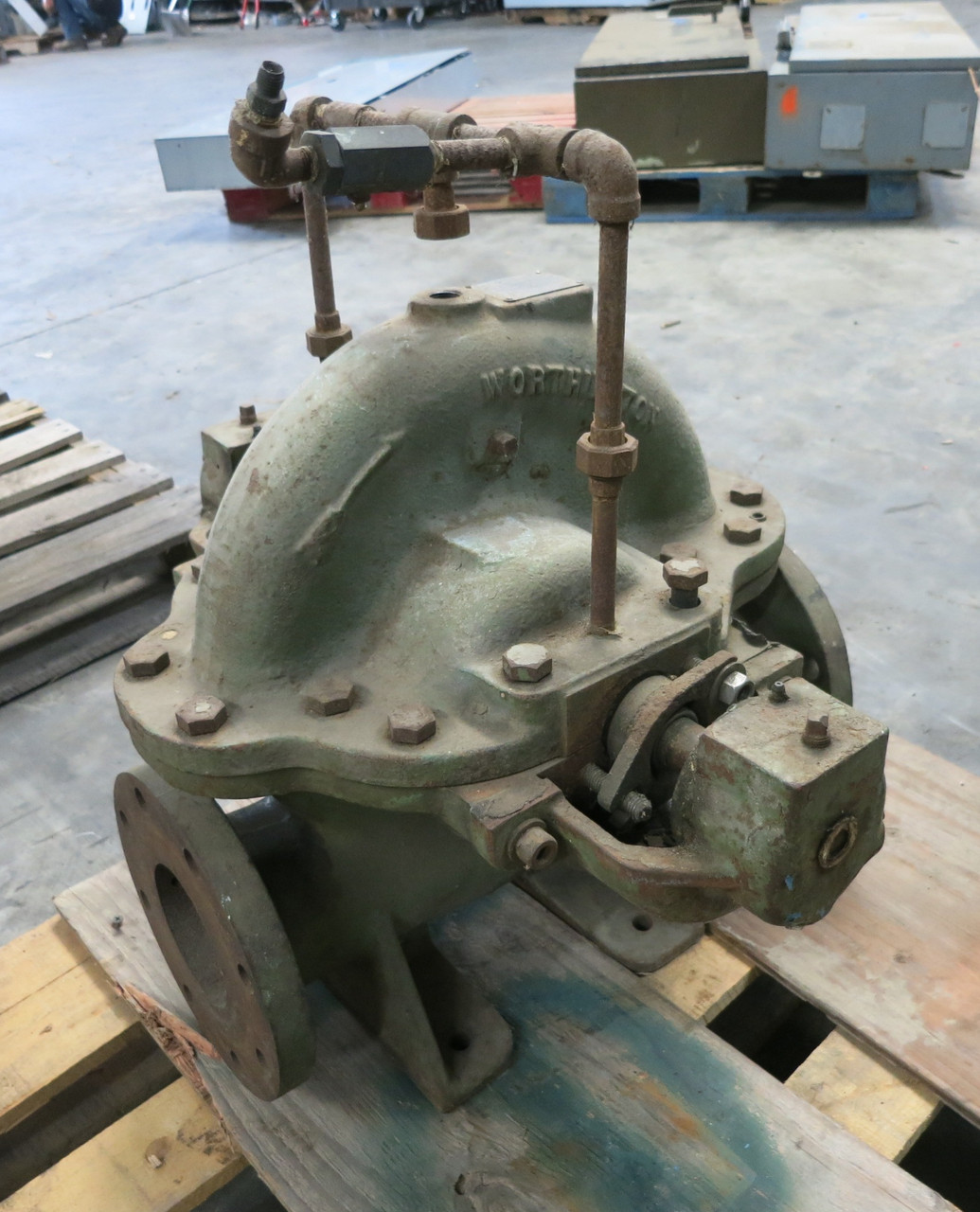 Worthington 4LR-10 Horizontal Split Case Centrifugal Pump 4x5 Flow Serve 4LR10 (DW7419-1)