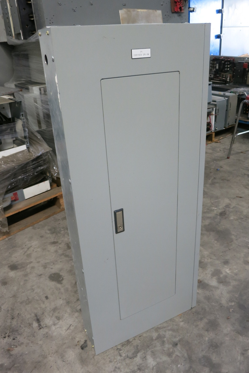 Eaton 225A 208/120V PRL1a Breaker Panel Board MLO 3PH 4W 225 Amp 208V Pow-R-Line (DW7415-2)