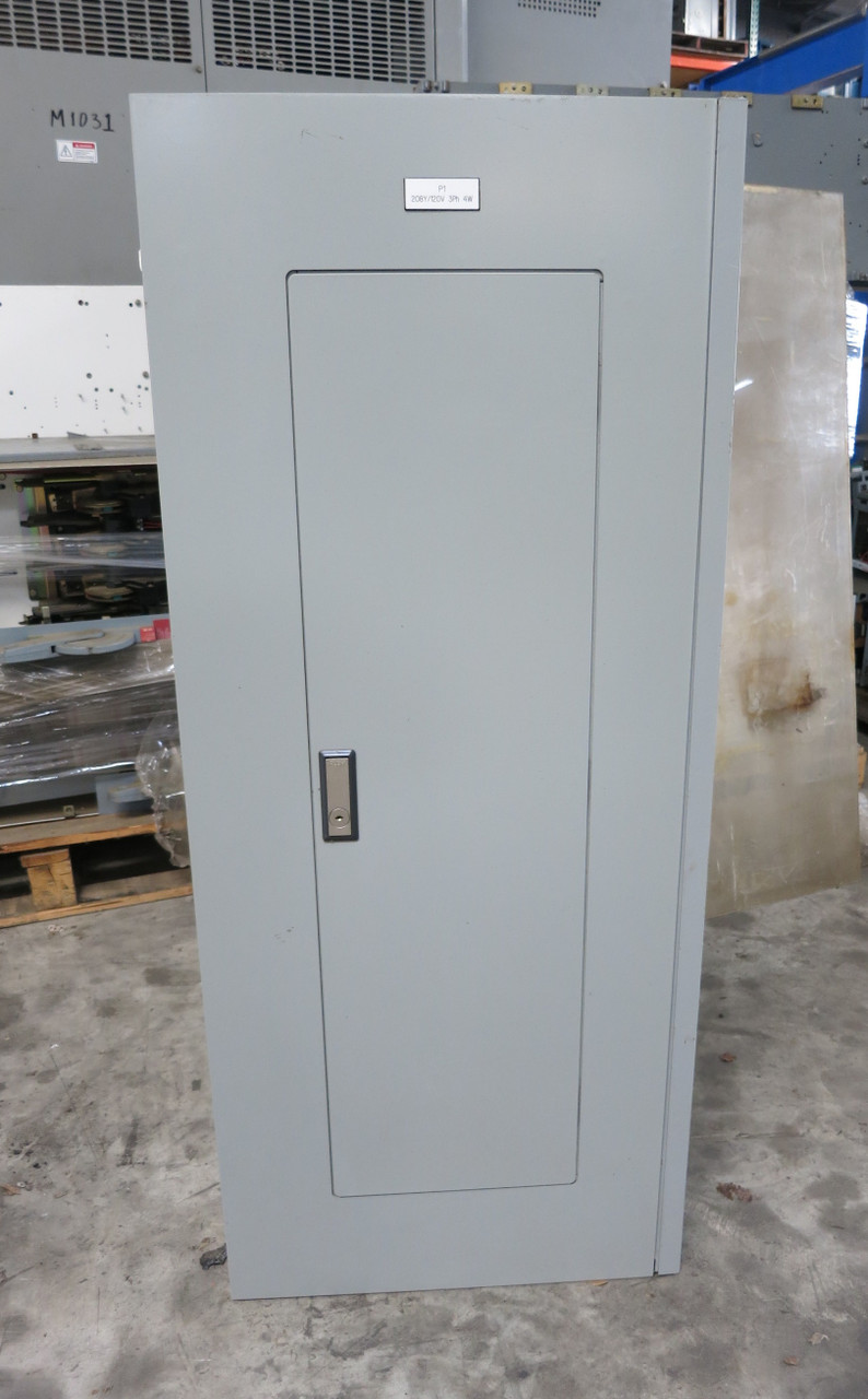 Eaton 225A 208/120V PRL1a Breaker Panel Board MLO 3PH 4W 225 Amp 208V Pow-R-Line (DW7415-2)