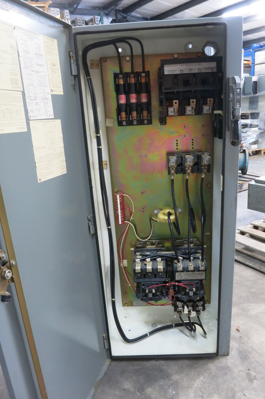 Allen Bradley Size 3 Reversing Starter 100A Fusible Combo Box 100 Amp 505-DOD 12 (DW7423-2)