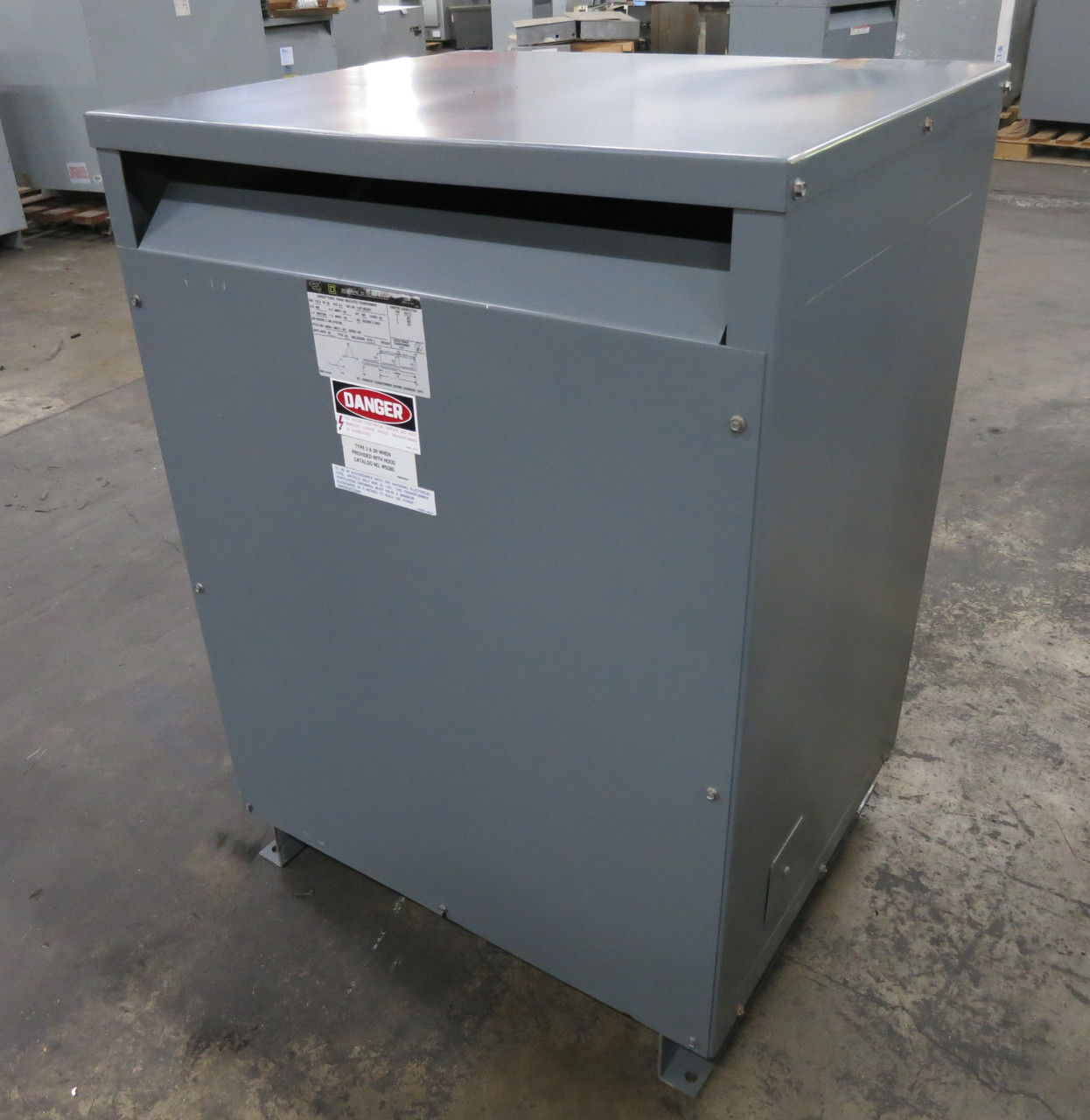 Square D 118.5 kVA 460 Delta to 460Y/266 V 3PH Transformer 118T145HDIT 460V 118 (DW7434-1)