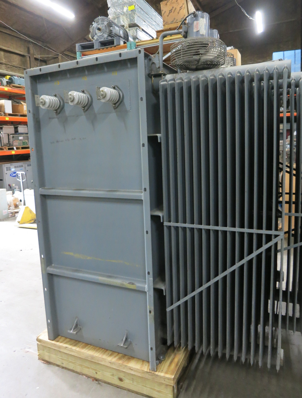 Square D 3750/4687 kVA 13200 Delta to 4160 Delta V 3PH Oil Filled Transformer (DW7442-1)