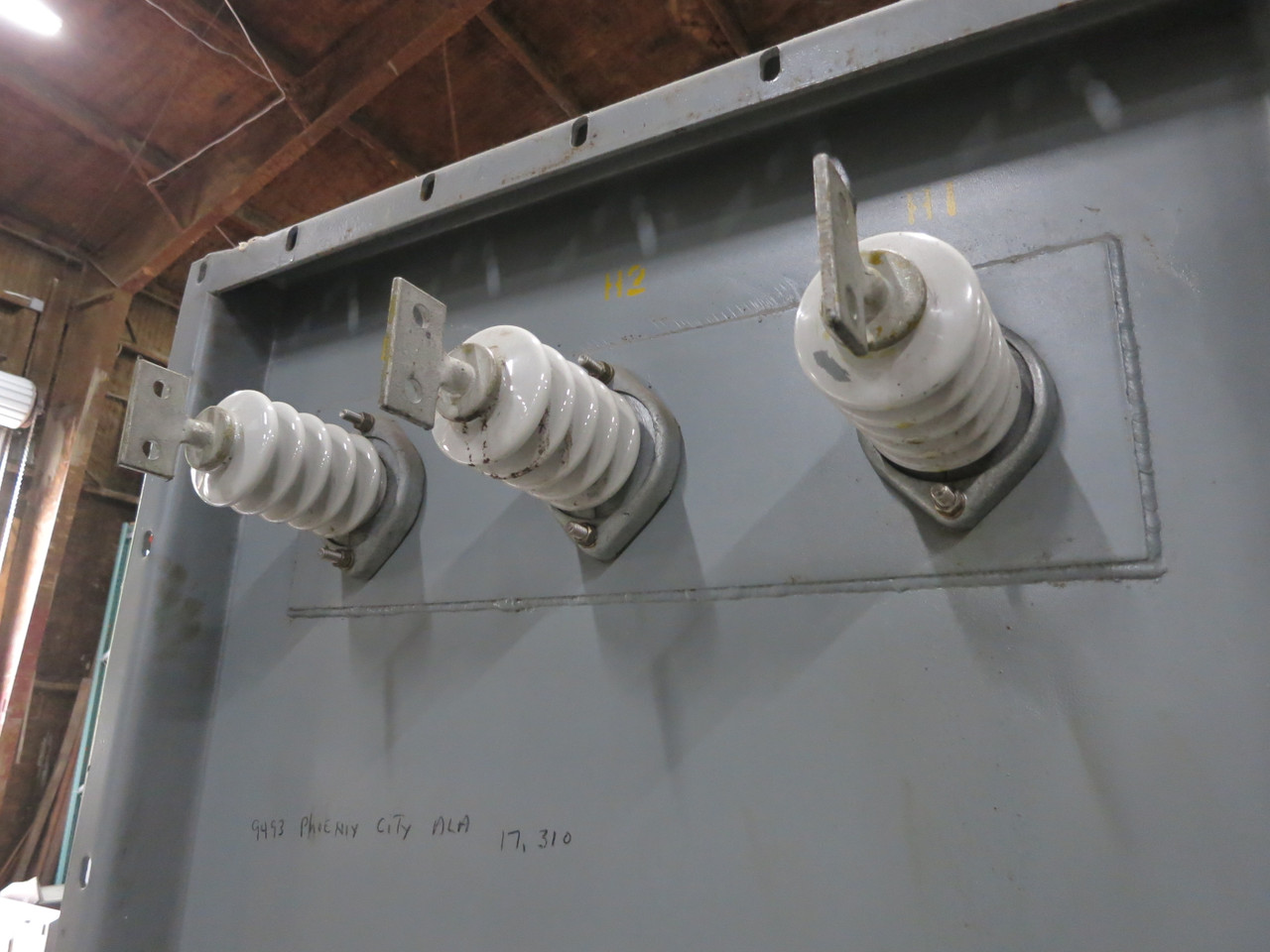 Square D 3750/4687 kVA 13200 Delta to 4160 Delta V 3PH Oil Filled Transformer (DW7442-1)