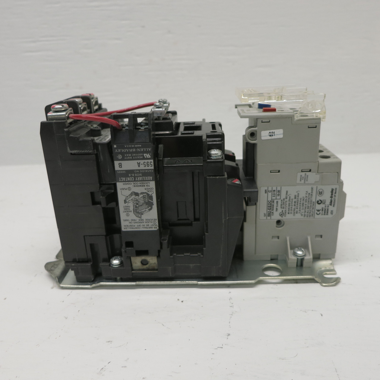 Allen Bradley 509-BOD-XXX NEMA Size 1 Starter E1-Plus Ser B 120V Coil 592-EEDC (AH0617-3)