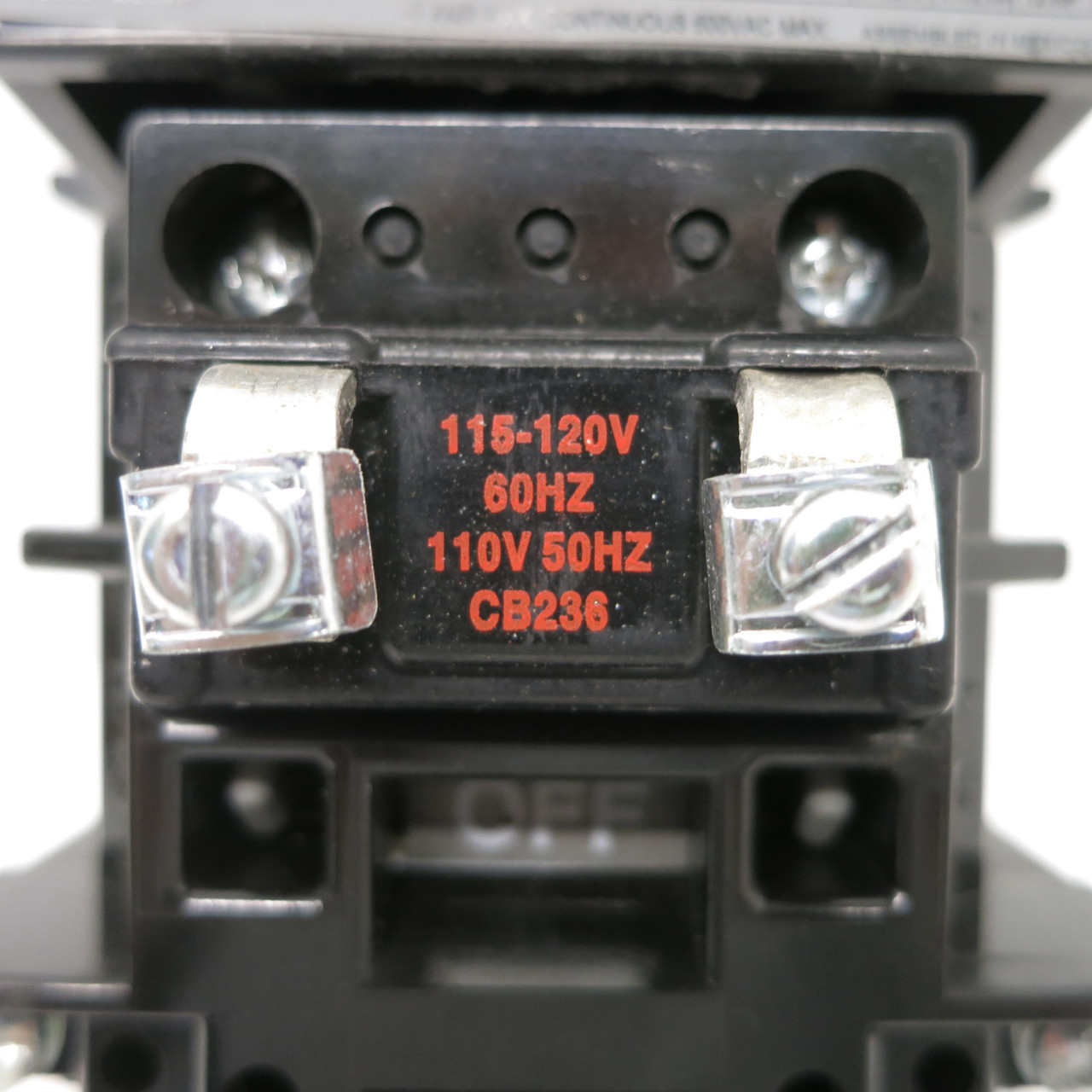 Allen Bradley 509-BOD-XXX NEMA Size 1 Starter E1-Plus Ser B 120V Coil 592-EECC (AH0616-7)