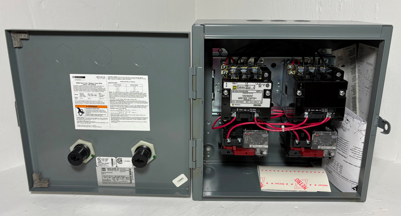 NEW Square D 8810SCO3H30H30S Size 1 Two-Speed Starter Enclosed 2 Speed NIB (EM5578-4)