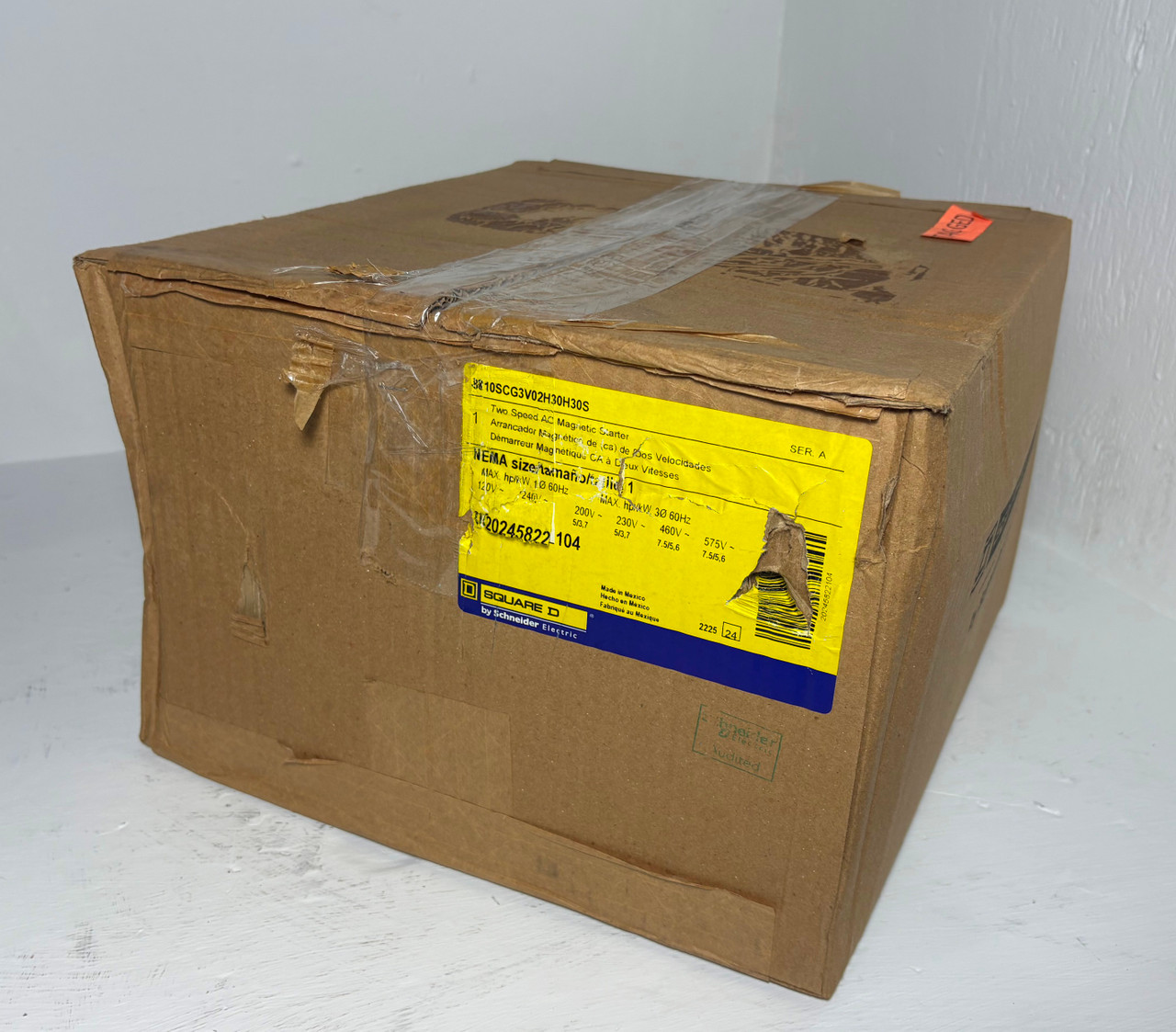 NEW Square D 8810SCO3H30H30S Size 1 Two-Speed Starter Enclosed 2 Speed NIB (EM5578-4)