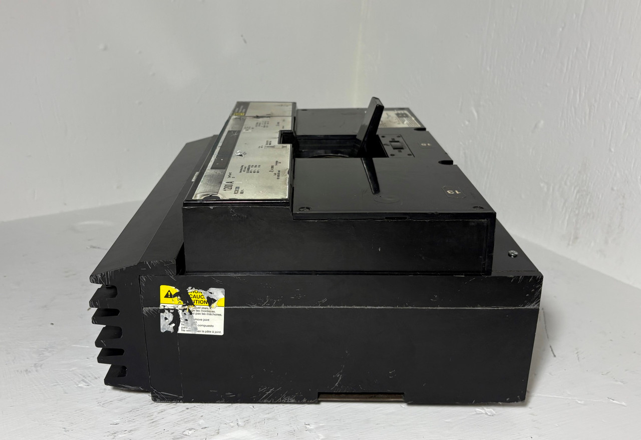 Square D I-Line NC361200 1200A Circuit Breaker Type NC 1200 Amp HACR bad label (EM5579-1)