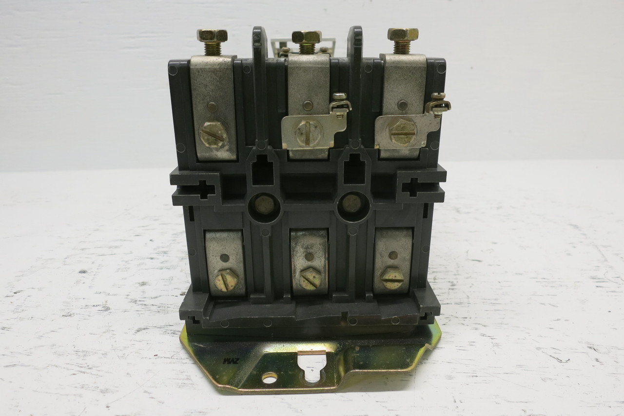 Allen Bradley 509-DOD-XXX Size 3 Starter 120V CD236 Coil 90A 50HP w/ 592-A1KD (AH0643-1)