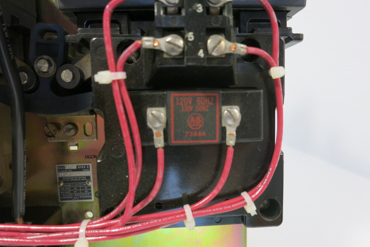 Allen Bradley 715X-DOD11 Size 3 Reversing Starter 120V Coils 90A 709-DOA103 3PH (AH0645-1)
