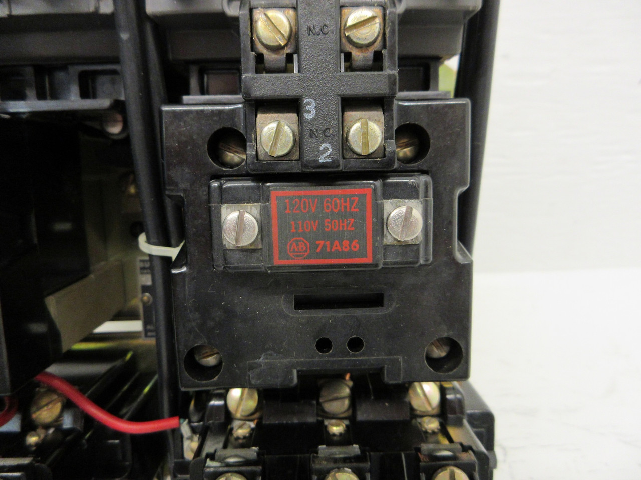 Allen Bradley 715X-BOD13 2 Speed Starter Size 1 120V Coils 27A 7.5HP 715X-B0D13 (AH0651-1)