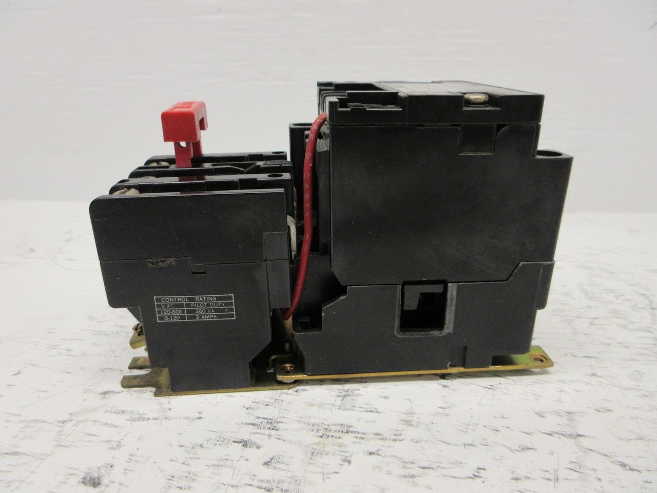 Square D 8536SCO3 Size 1 Starter 120V Coil 10HP 8536SC03 Form S Series A 600VAC (AH0653-2)