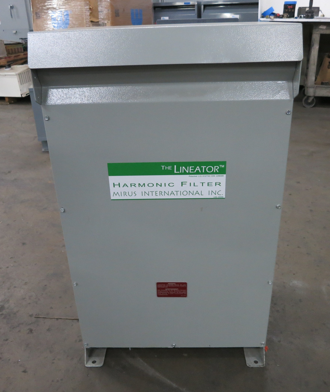 NEW Mirus AUHF-125-480-60-D-E1 Lineator Harmonic Filter 125 HP 480V 104 kW 3R (DW7458-1)