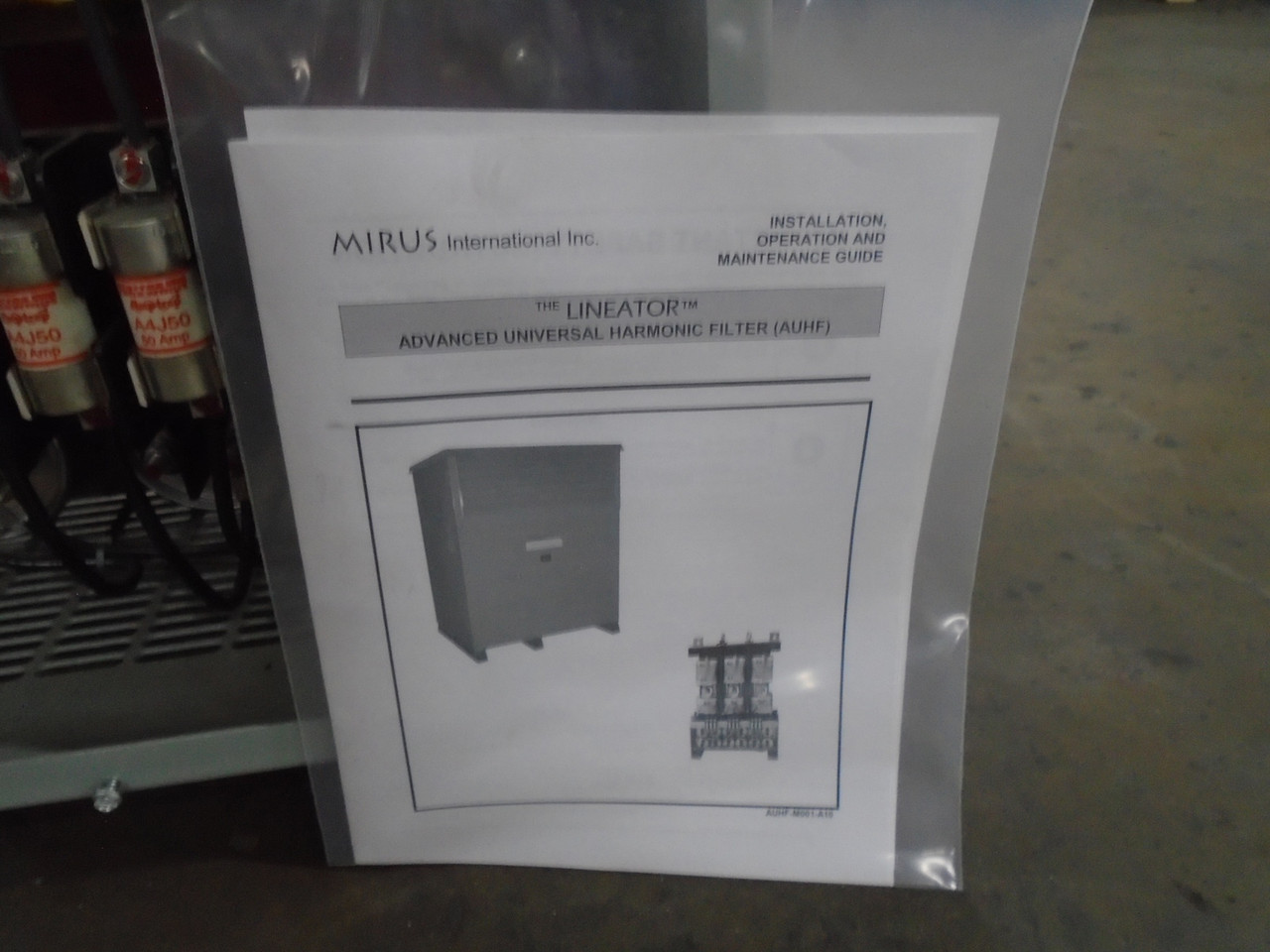 NEW Mirus AUHF-125-480-60-D-E1 Lineator Harmonic Filter 125 HP 480V 104 kW 3R (DW7458-1)